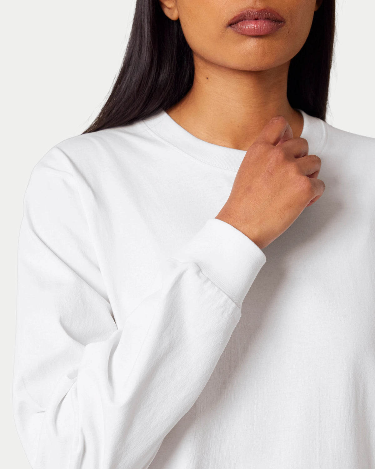 Stuen Longsleeve Shirt White — kwaliteit van onze Basic Tee, maar dan T-shirts | Stuen Store Tilburg