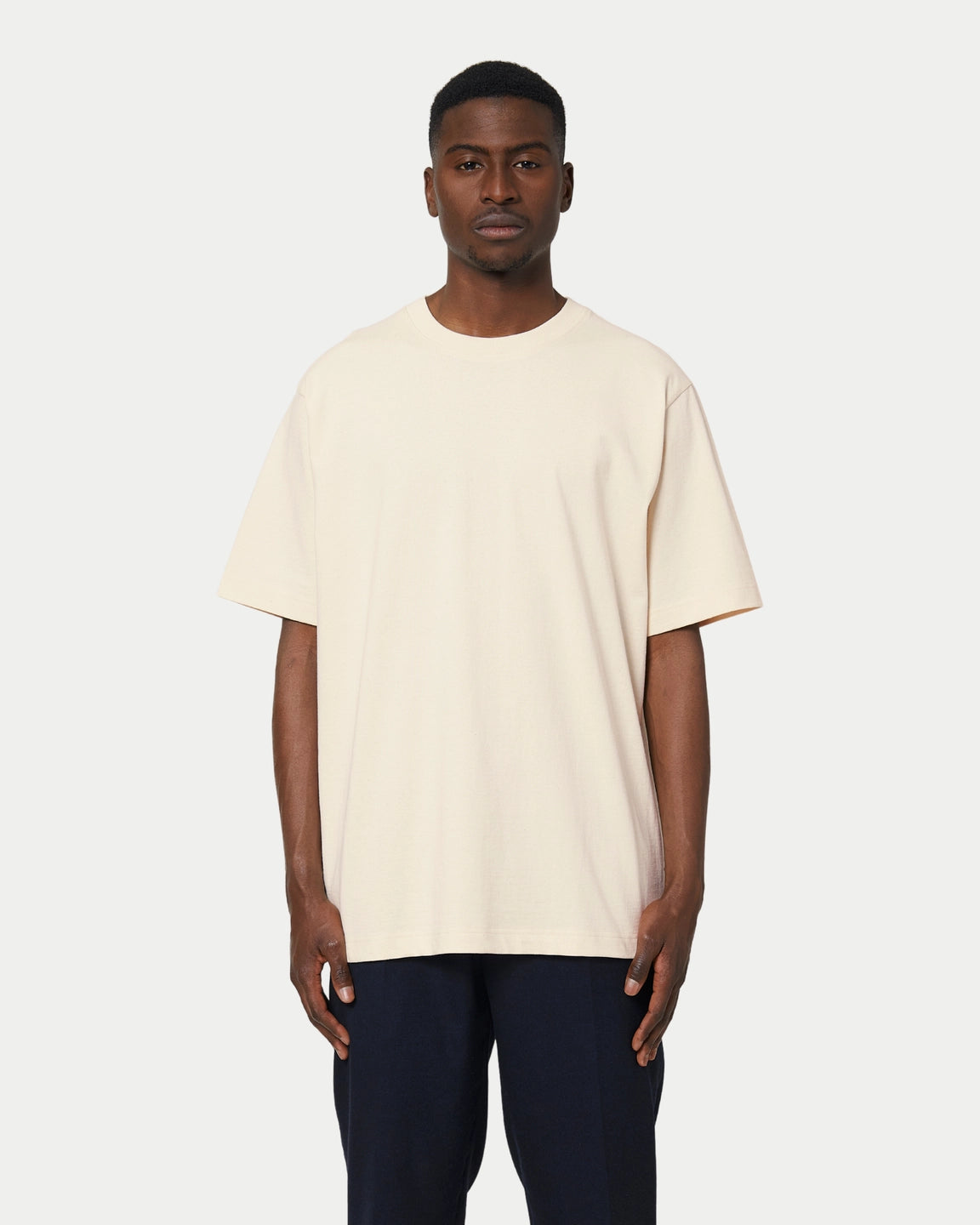 Stuen Basic Tee Natural Raw — Regular fit T-shirts | Stuen Store Tilburg