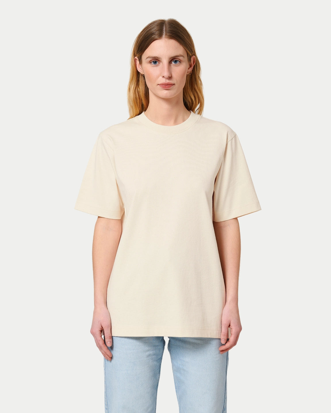 Stuen Basic Tee Natural Raw — Regular fit T-shirts | Stuen Store Tilburg