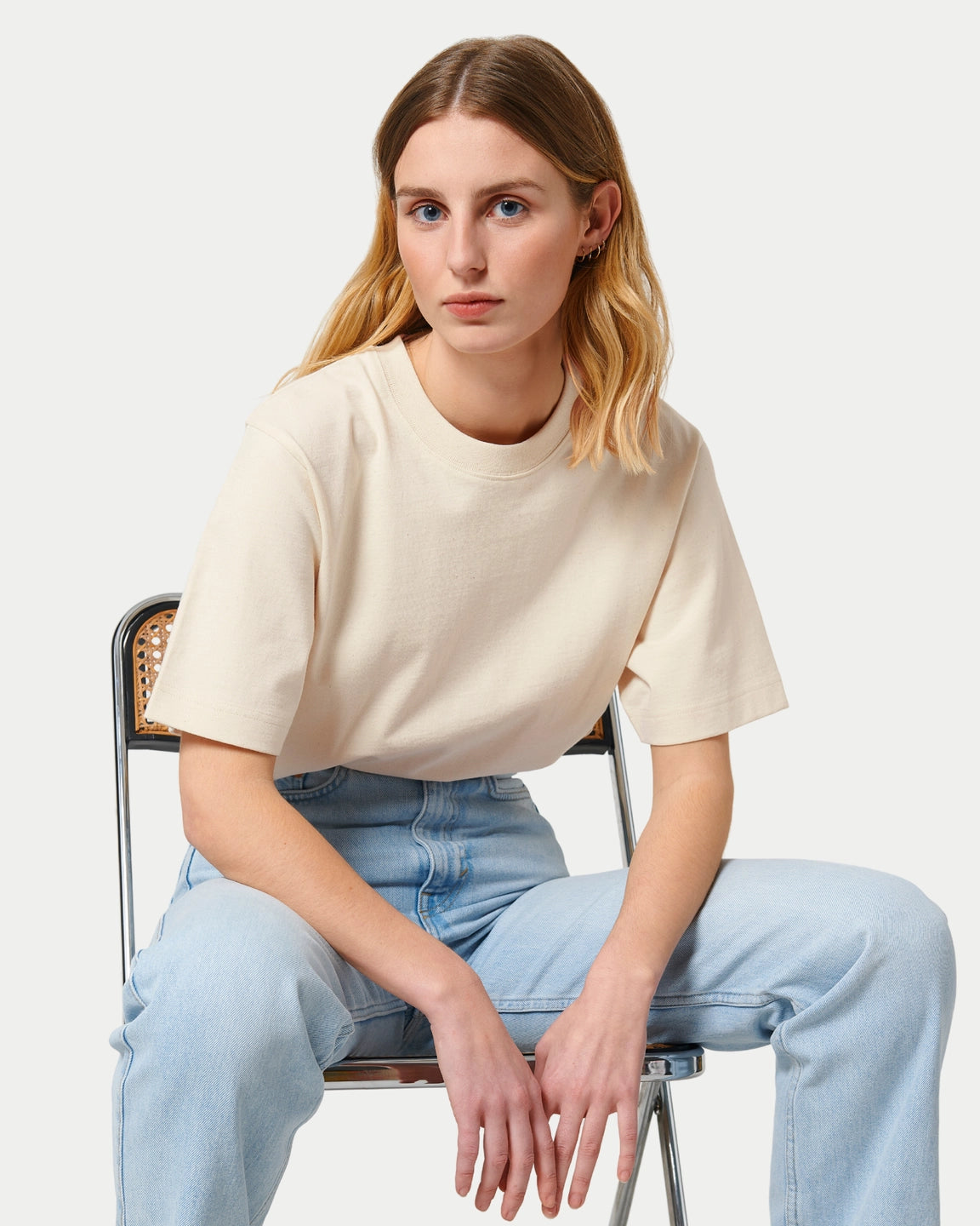 Stuen Basic Tee Natural Raw — Regular fit T-shirts | Stuen Store Tilburg