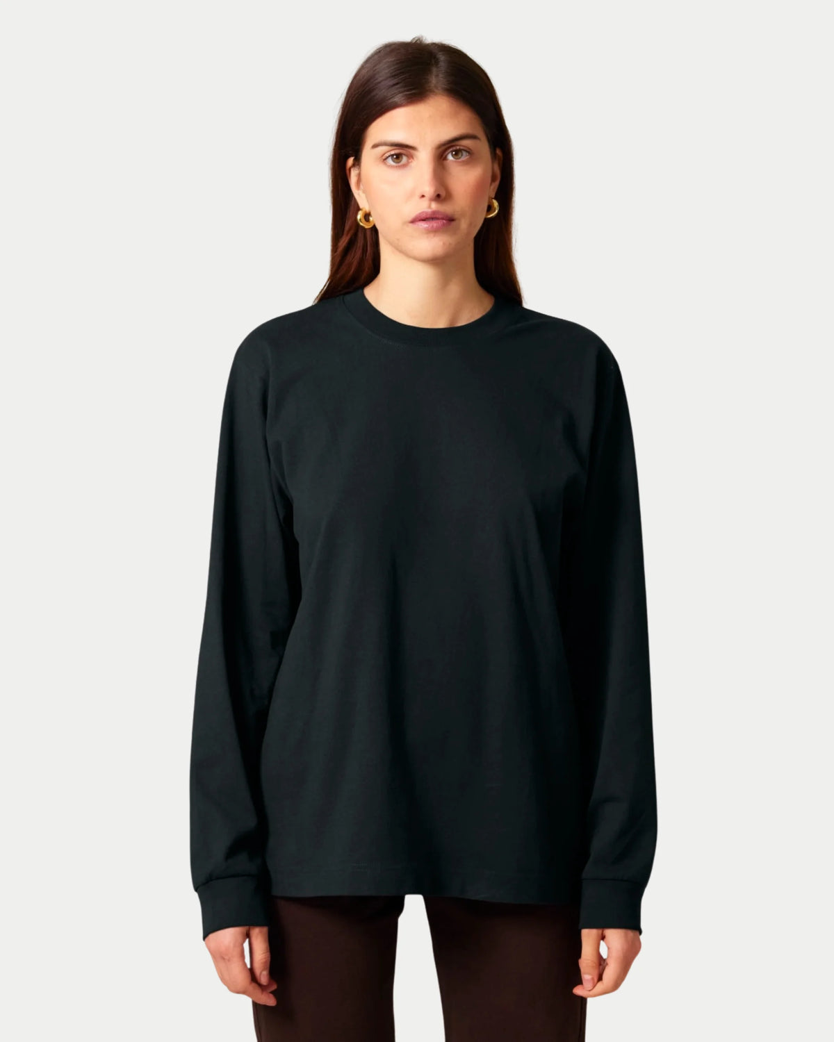 Stuen Longsleeve Shirt Black — kwaliteit van onze Basic Tee, maar dan T-shirts | Stuen Store Tilburg