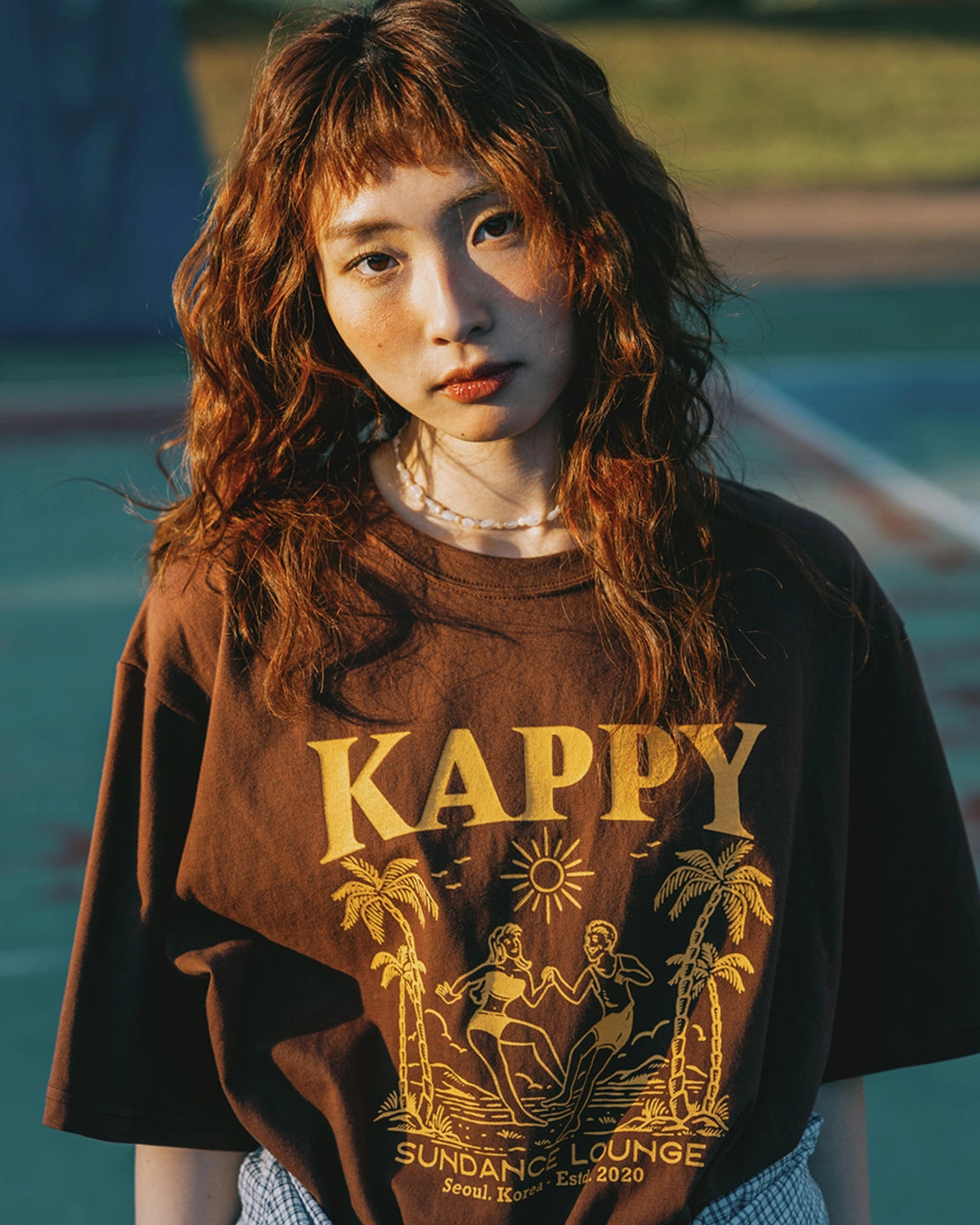 Kappy Sundance Lounge T-shirt Brown — 100% katoen T-shirts | Stuen Store Tilburg