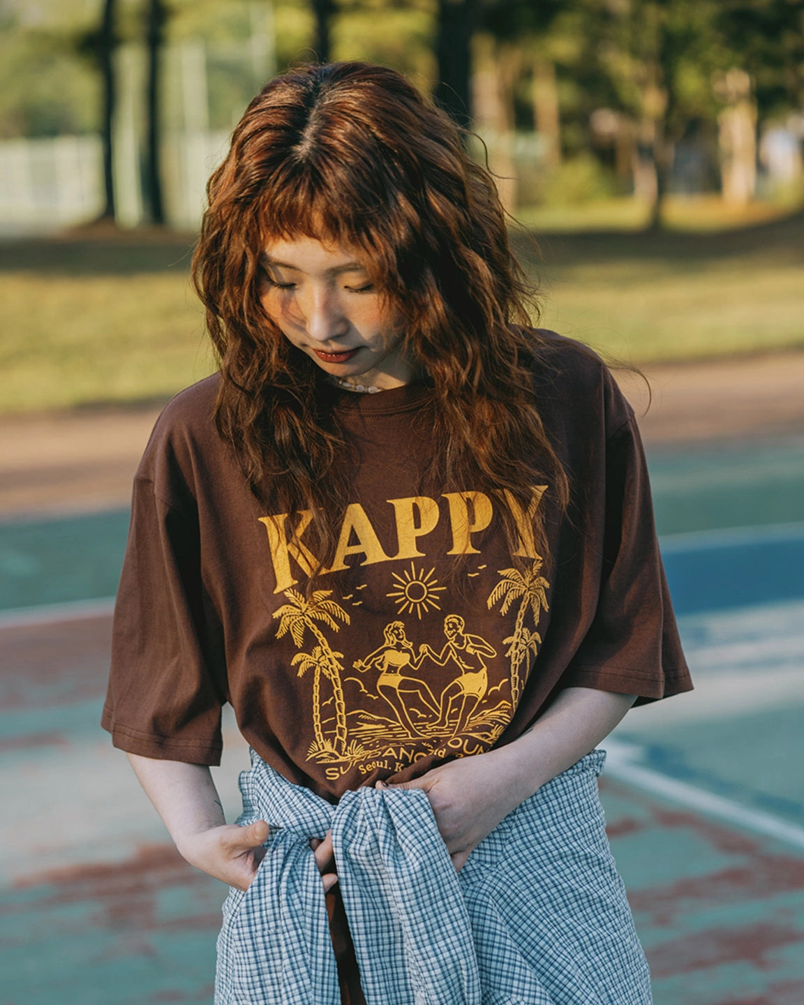 Kappy Sundance Lounge T-shirt Brown — 100% katoen T-shirts | Stuen Store Tilburg