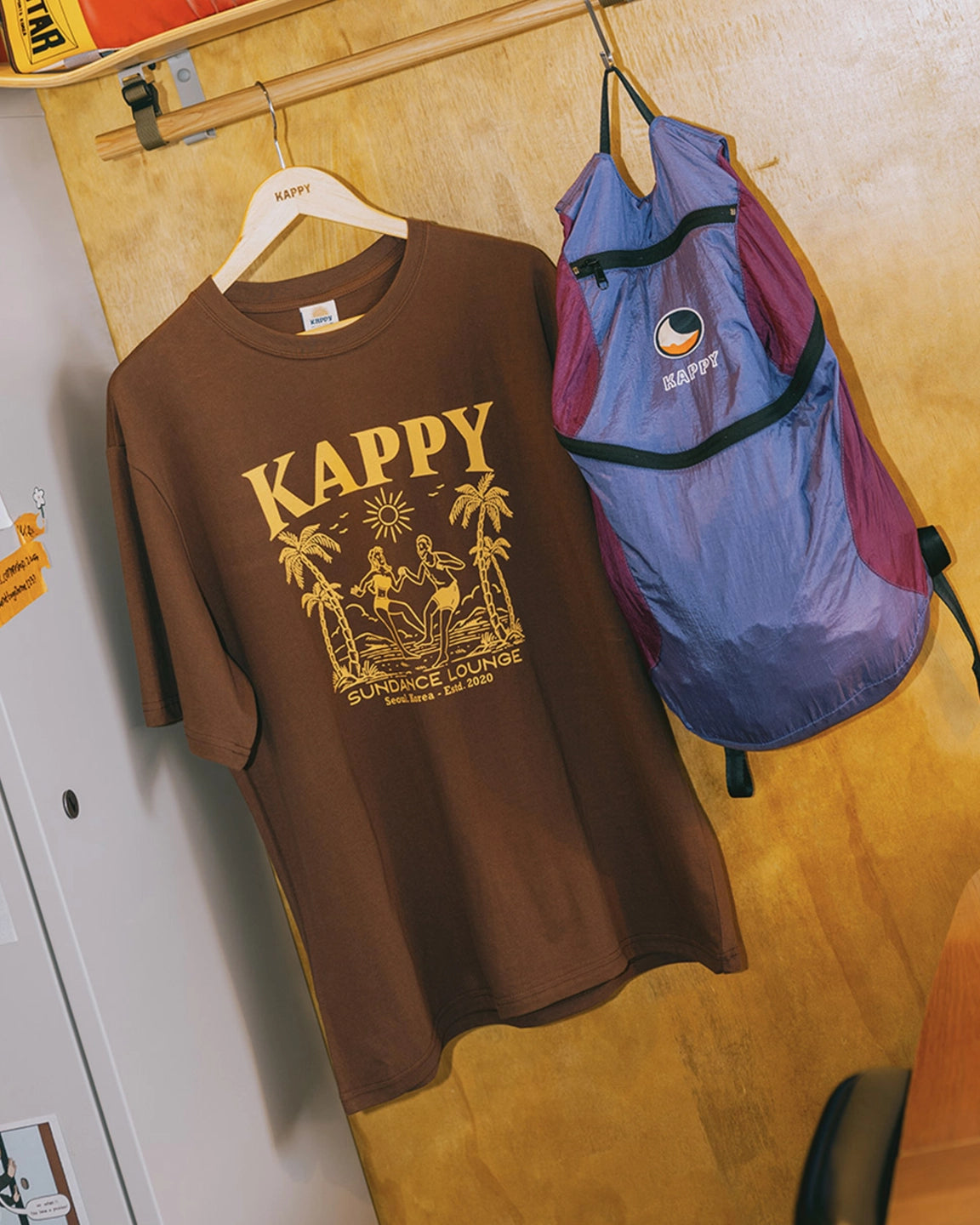 Kappy Sundance Lounge T-shirt Brown — 100% katoen T-shirts | Stuen Store Tilburg