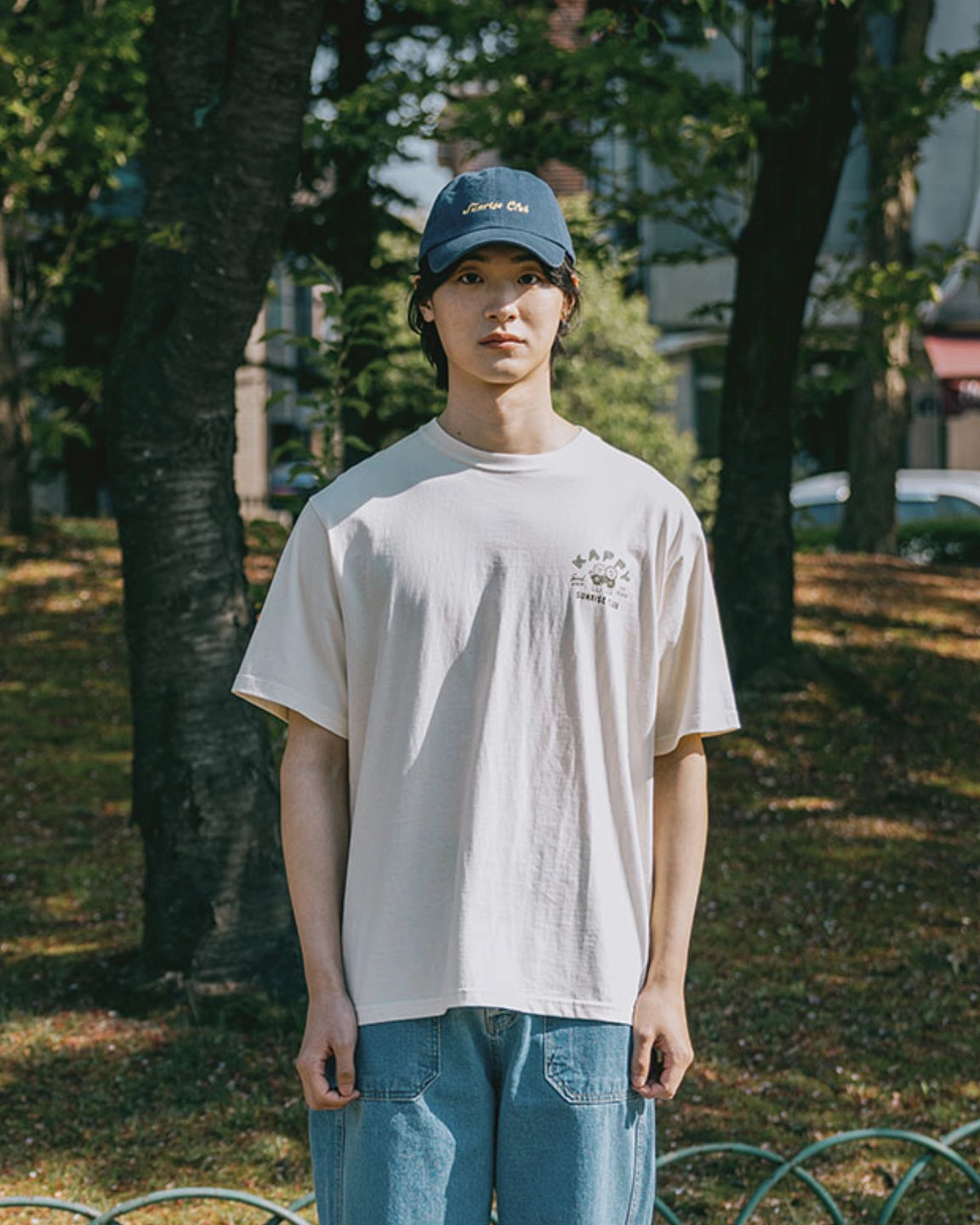 Kappy Sunny Mates Half T-shirt Cream — 100% katoen T-shirts | Stuen Store Tilburg