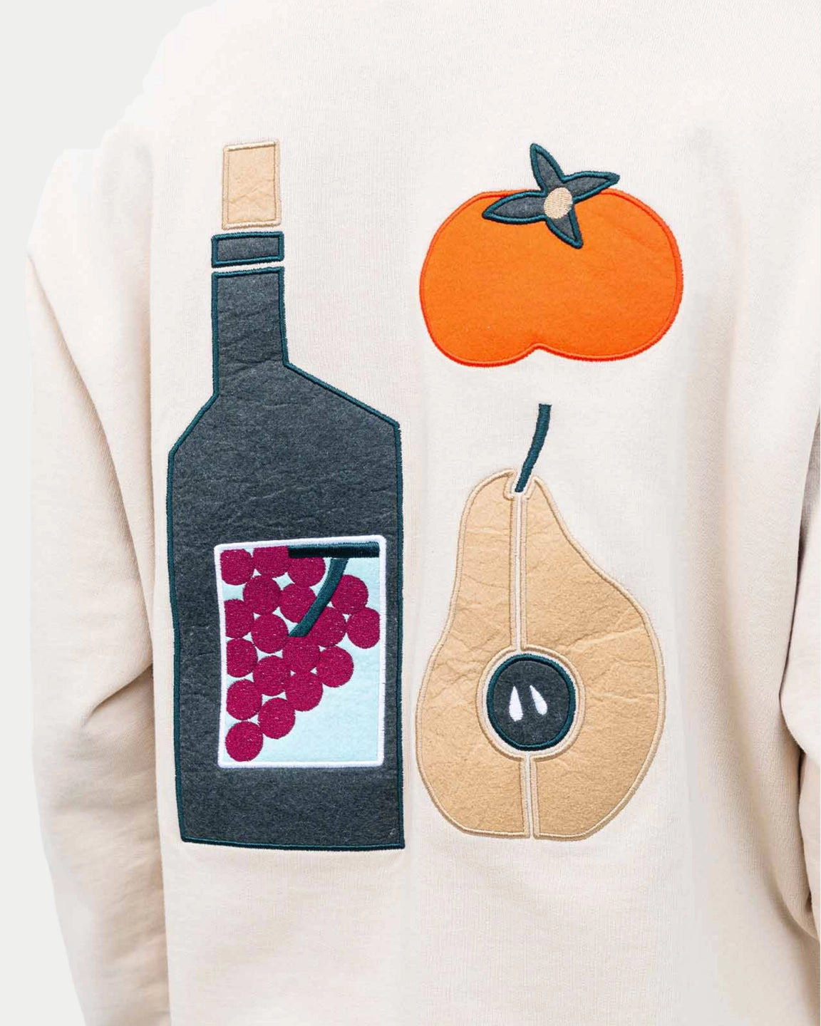 Olow Sweater Lunch Time Creme - Stuen Store Tilburg | De beste herenkleding en -accessoires