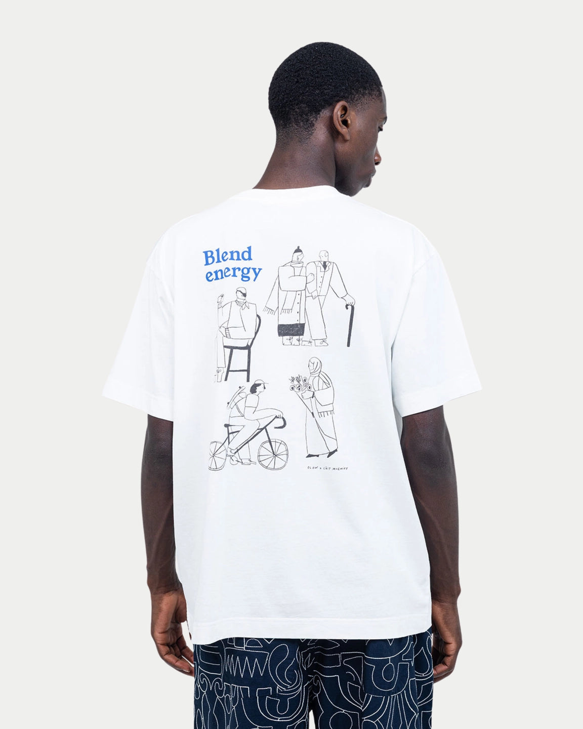 Olow T-shirt Citizen Ecru — Loose fit, katoen T-shirts | Stuen Store Tilburg