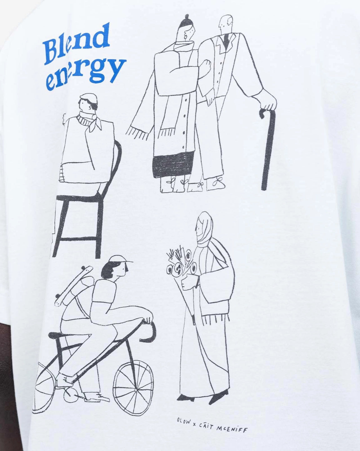 Olow T-shirt Citizen Ecru — Loose fit, katoen T-shirts | Stuen Store Tilburg