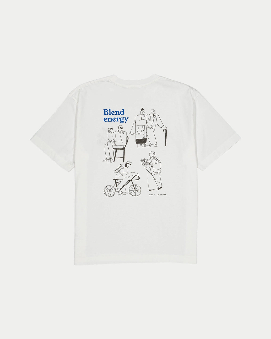 Olow T-shirt Citizen Ecru — Loose fit, katoen T-shirts | Stuen Store Tilburg