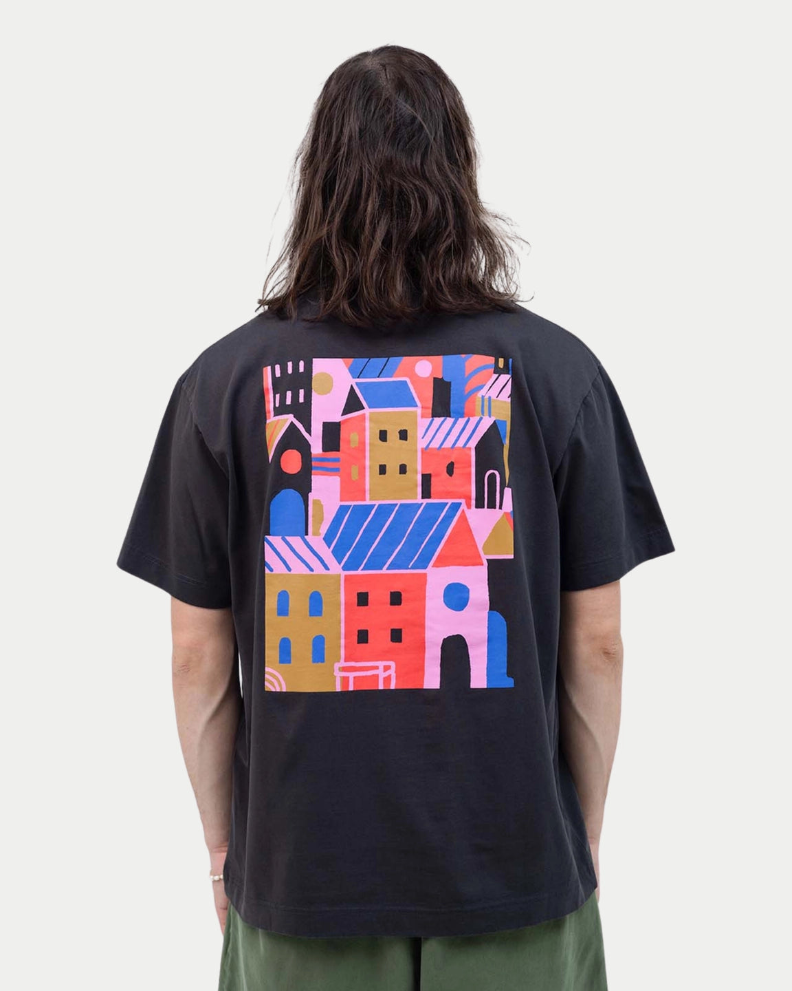 Olow T-shirt City Carbon Black - Stuen Store Tilburg | De beste herenkleding en -accessoires