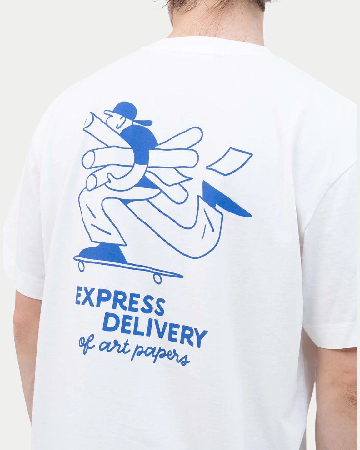 Olow T-shirt Cruiser Ecru — Loose fit, katoen T-shirts | Stuen Store Tilburg