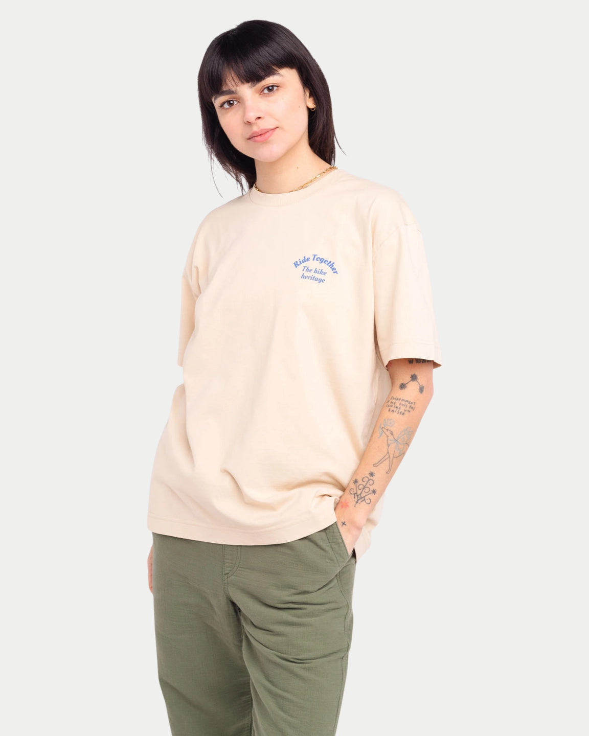 Olow T-shirt Heritage Creme - Stuen Store Tilburg | De beste herenkleding en -accessoires