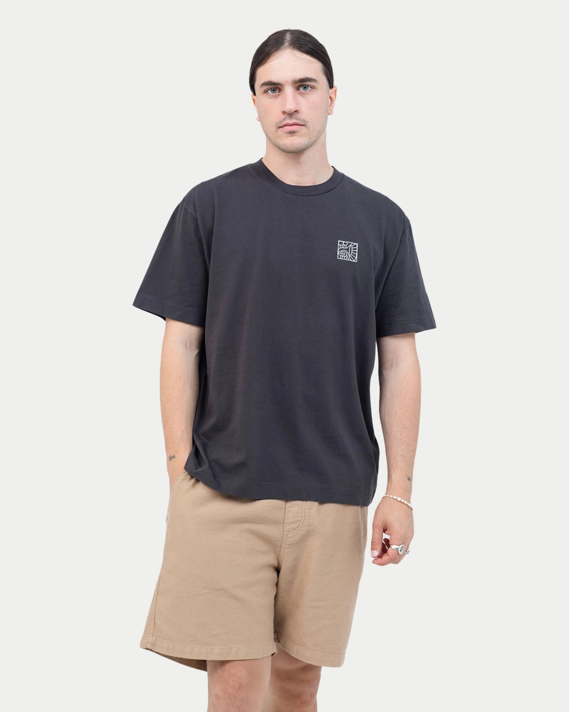 Olow T-shirt Jazzy Carbon Black - Stuen Store Tilburg | De beste herenkleding en -accessoires