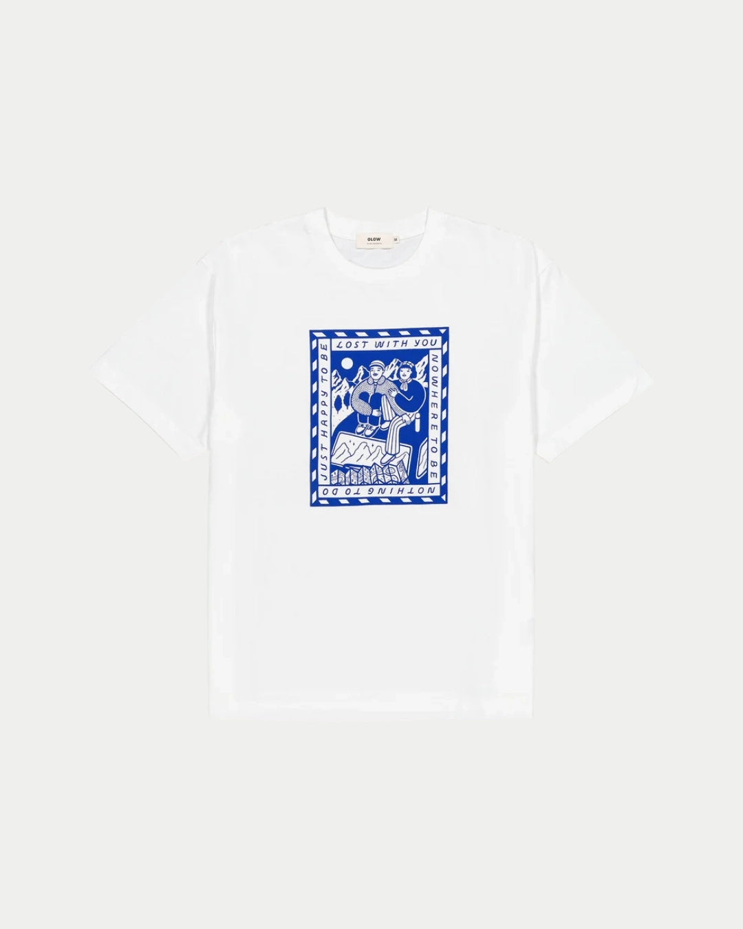 Olow T-shirt Lost With You Ecru, Wit t-shirt | Stuen Store Tilburg