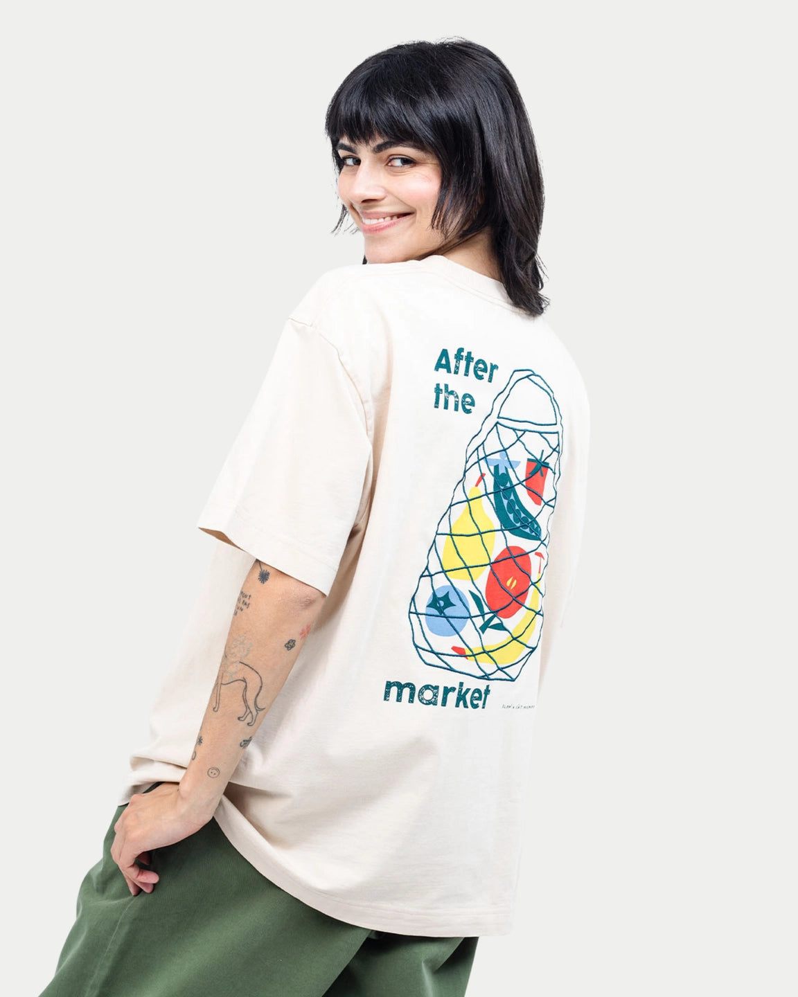 Olow T-shirt Meshbag Creme - Stuen Store Tilburg | De beste herenkleding en -accessoires