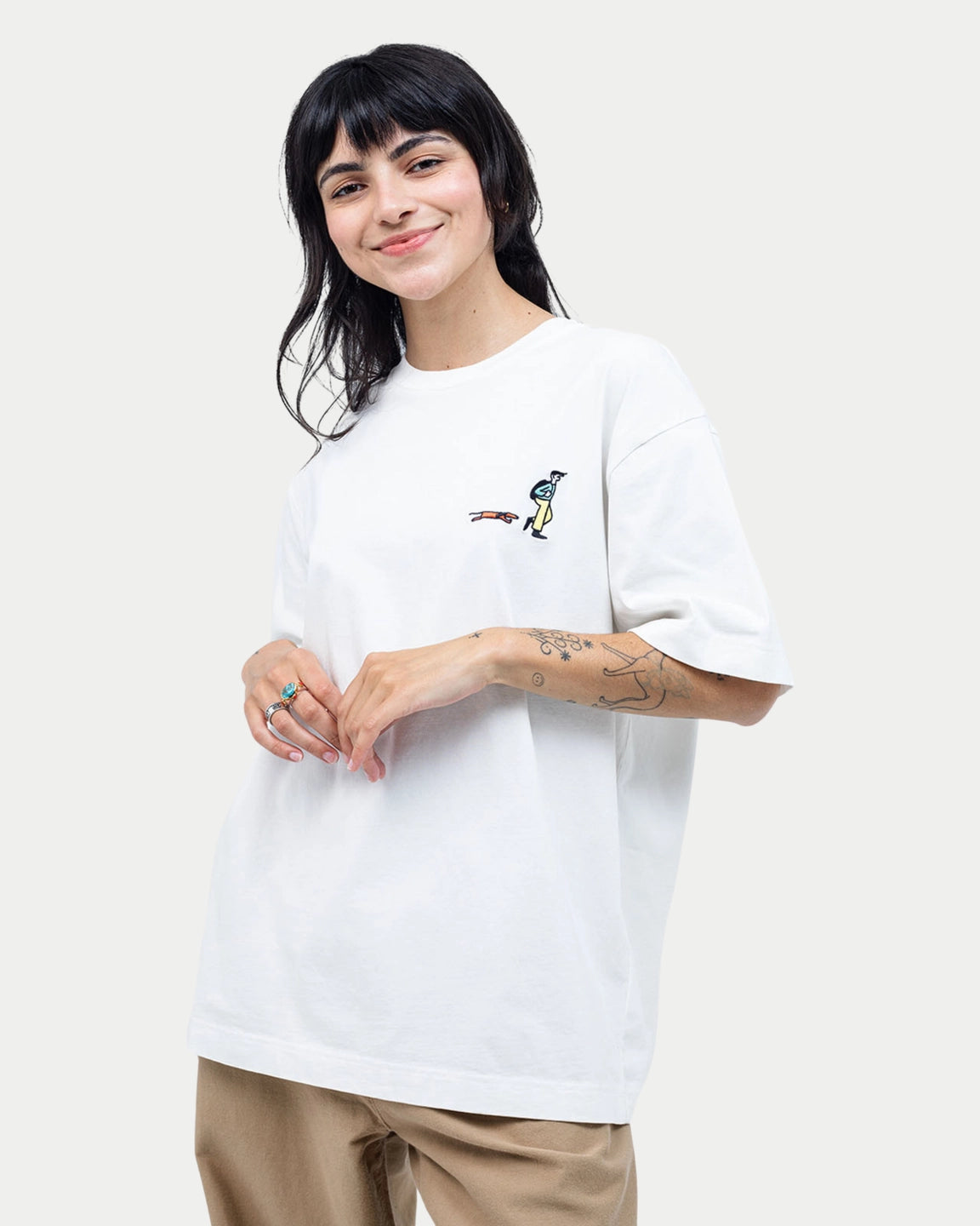 Olow T-shirt Neighbourhood Ecru - Stuen Store Tilburg | De beste herenkleding en -accessoires