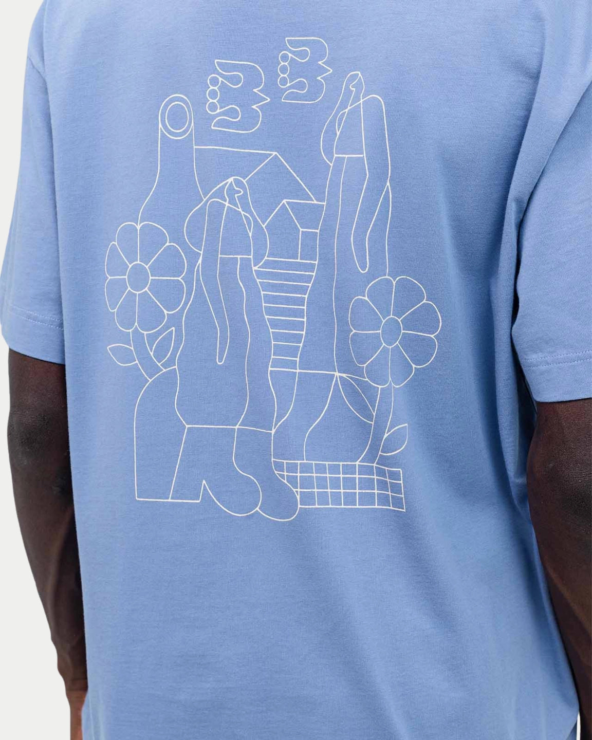 Olow T-shirt Simple Life Blue - Stuen Store Tilburg | De beste herenkleding en -accessoires