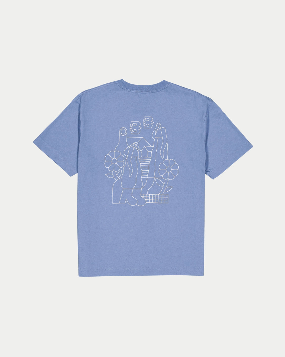 Olow T-shirt Simple Life Blue - Stuen Store Tilburg | De beste herenkleding en -accessoires