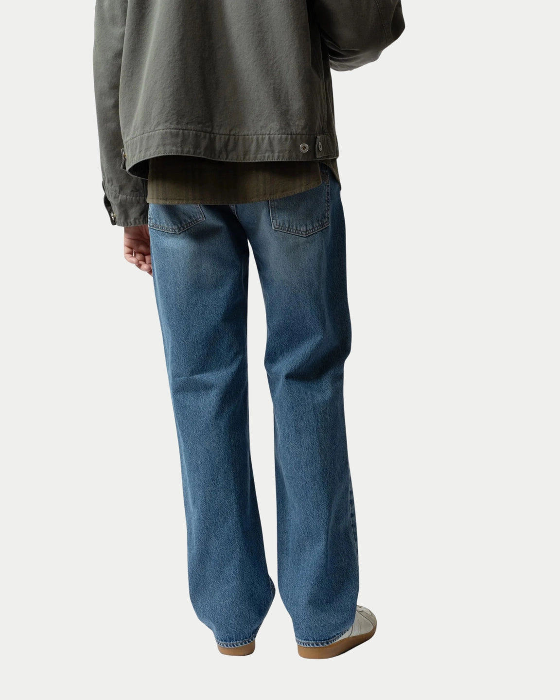 Nudie Jeans Tuff Tony Blue Day Dreamer — High-waist loose fit, 100% biologisch katoen Jeans | Stuen Store Tilburg