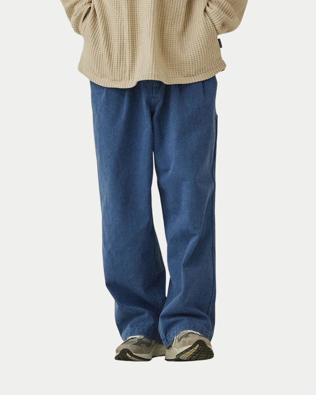 Two Tuck Wide Kation Pants Blue