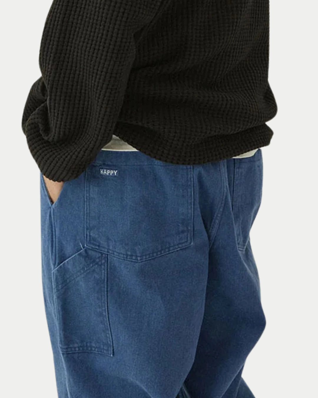 Two Tuck Wide Kation Pants Blue