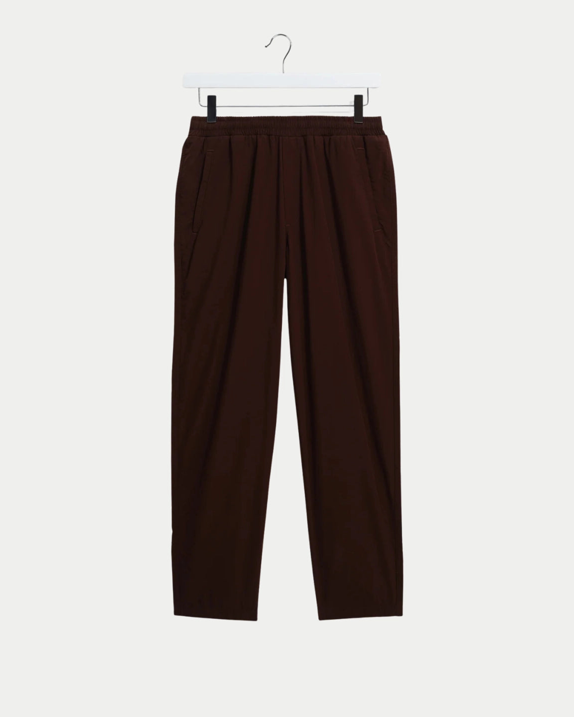 Wax London Tyne Trouser Cotton Poplin Dark Brown - Stuen Store Tilburg | De beste herenkleding en -accessoires in Tilburg