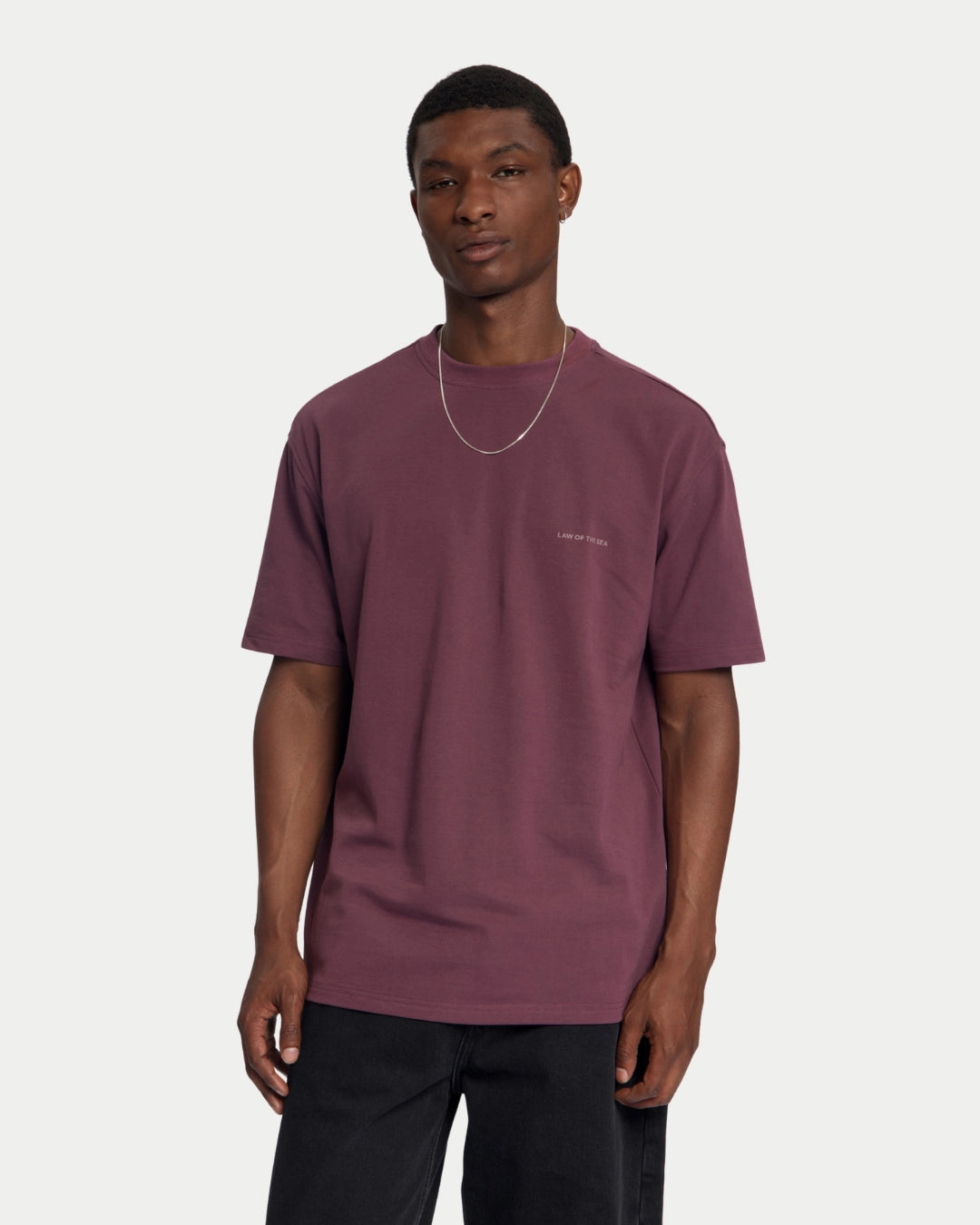 Law Of The Sea Vapour Artwork T-shirt Huckleberry, Paars t-shirt | Stuen Store Tilburg