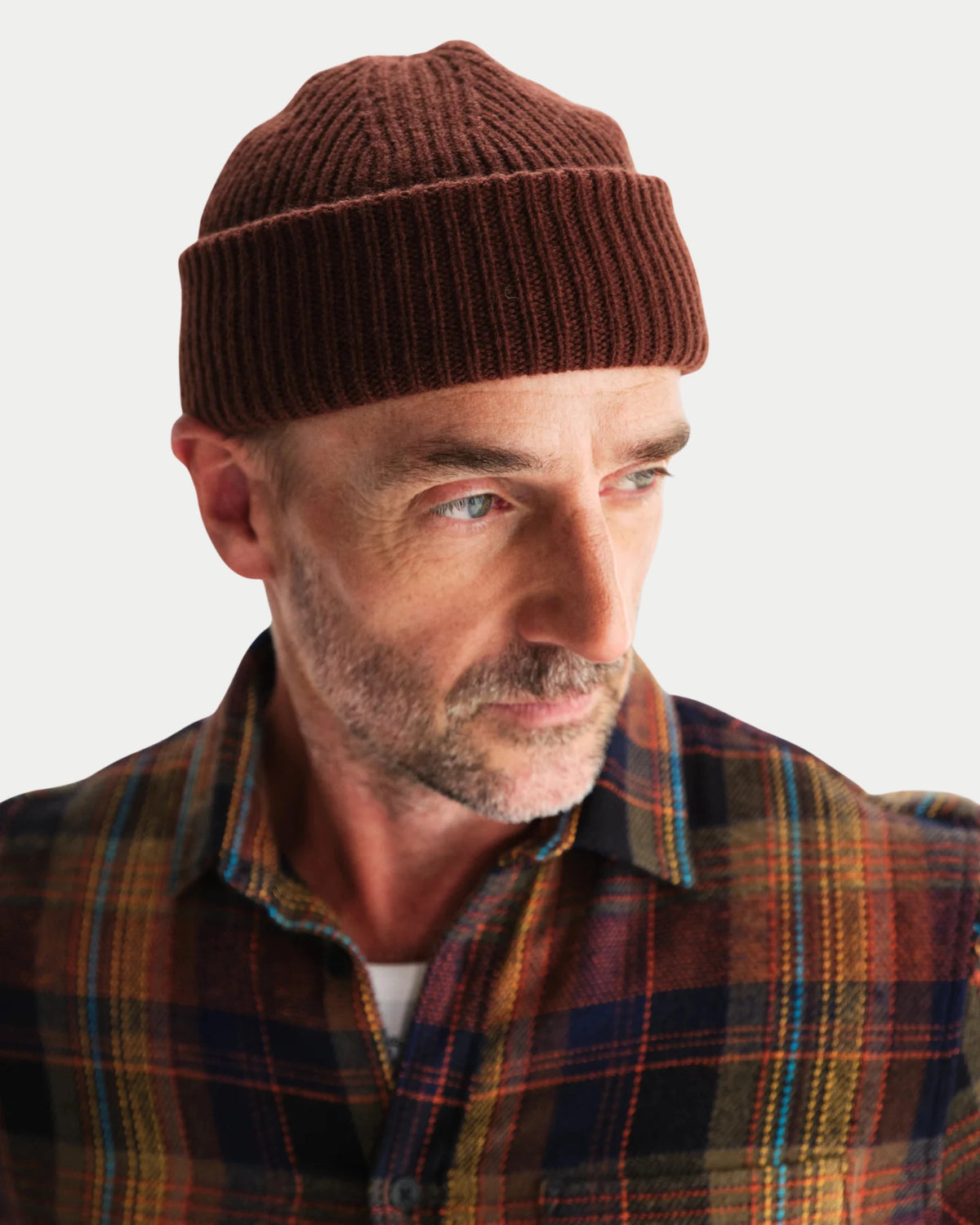 Wax London Brook Beanie Brown — Gebreid | Stuen Store Tilburg