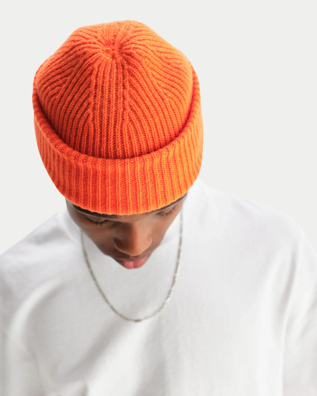 Wax London Brook Beanie Orange — Gebreid | Stuen Store Tilburg