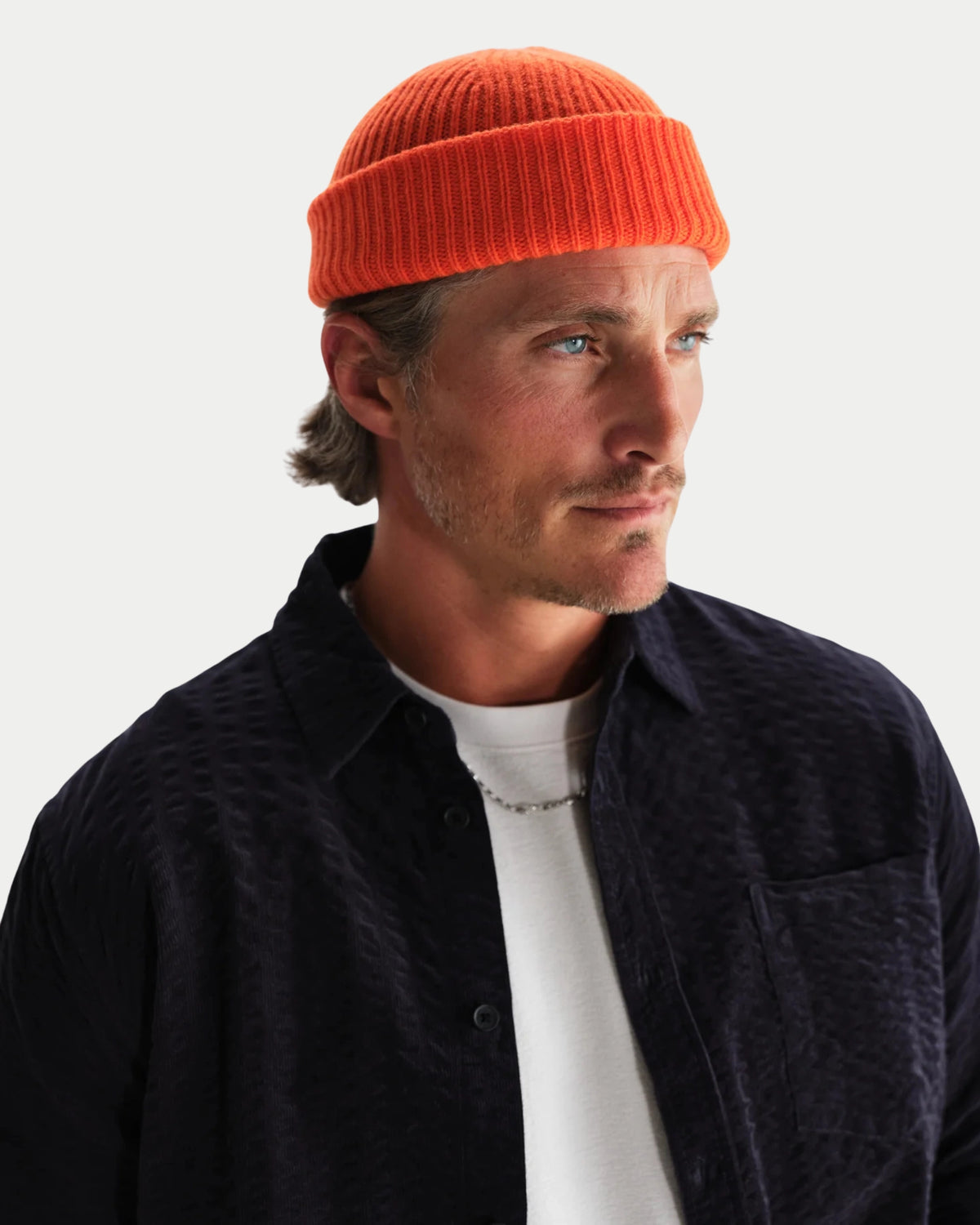 Wax London Brook Beanie Orange — Gebreid | Stuen Store Tilburg