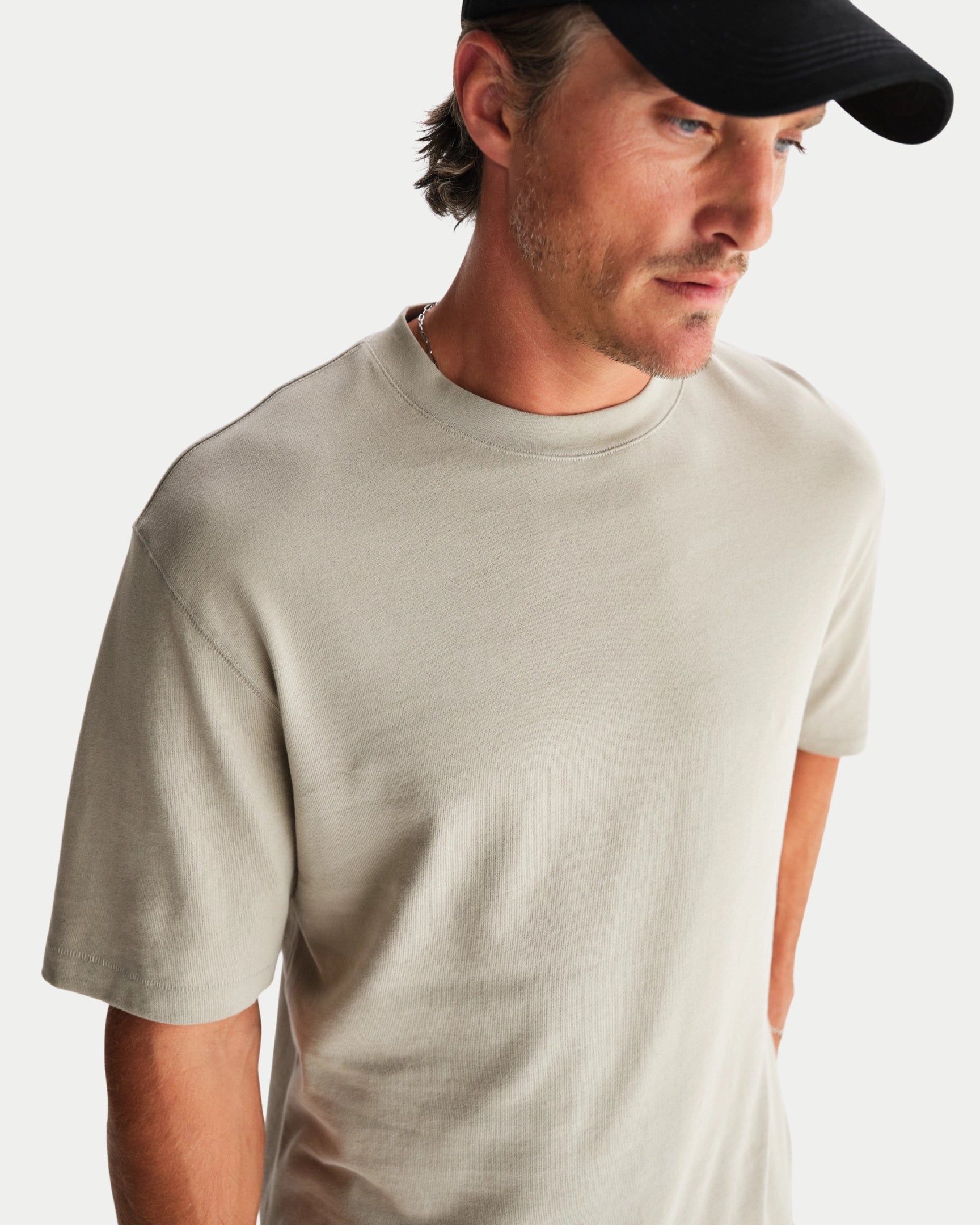 Milton Tee Emorised Cotton Light Sage