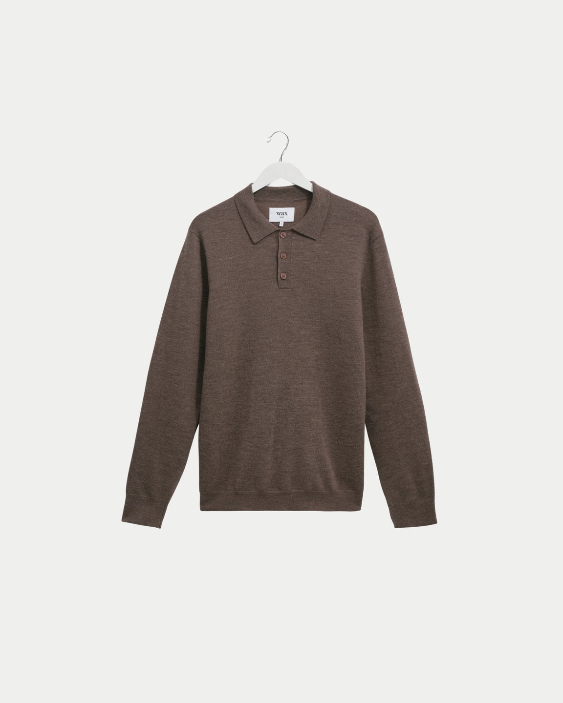 Wax London Oban Worsted Wool Brown Marl — Regular fit, wol | Stuen Store Tilburg