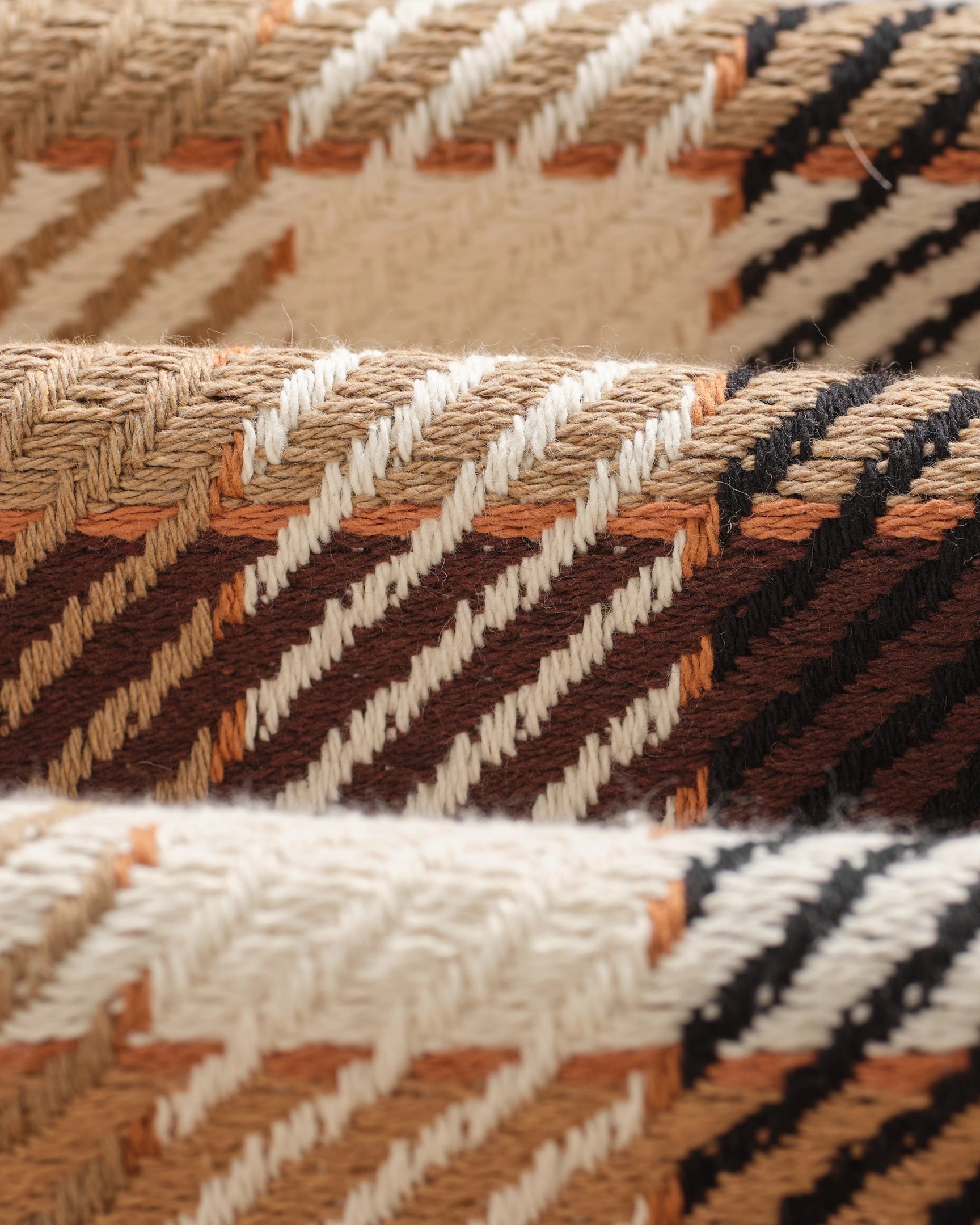 Whiting Overshirt Pike Check Natural Brown