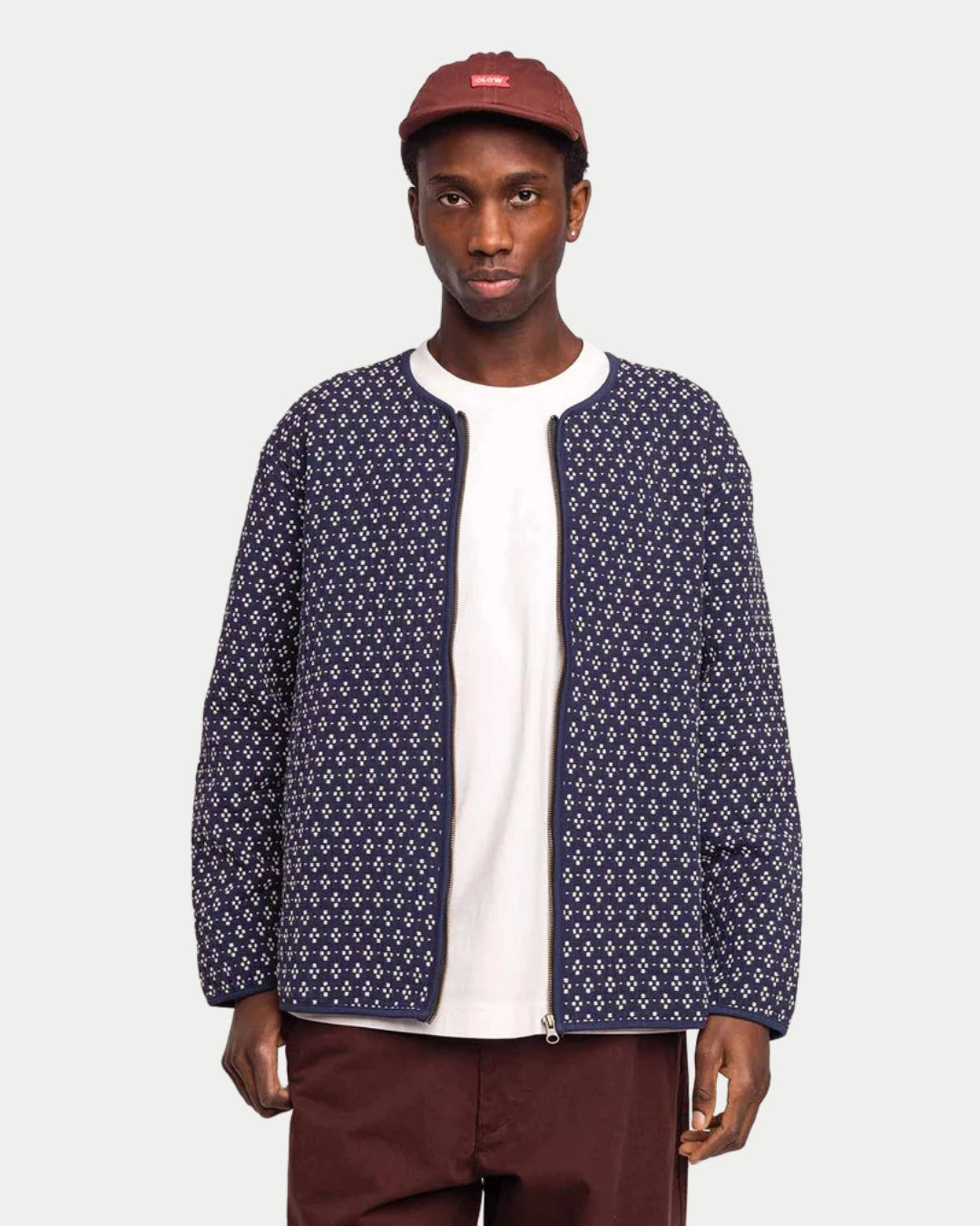 Olow Yama Jacket Marine Blue, Blauwe jas | Stuen Store Tilburg