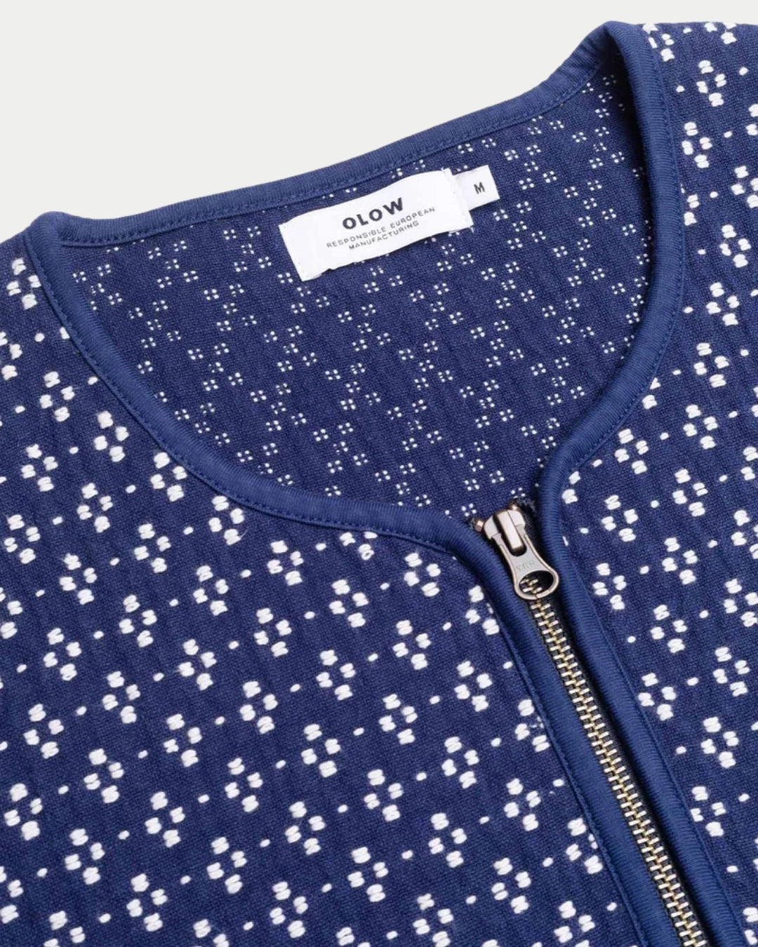 Olow Yama Jacket Marine Blue, Blauwe jas | Stuen Store Tilburg