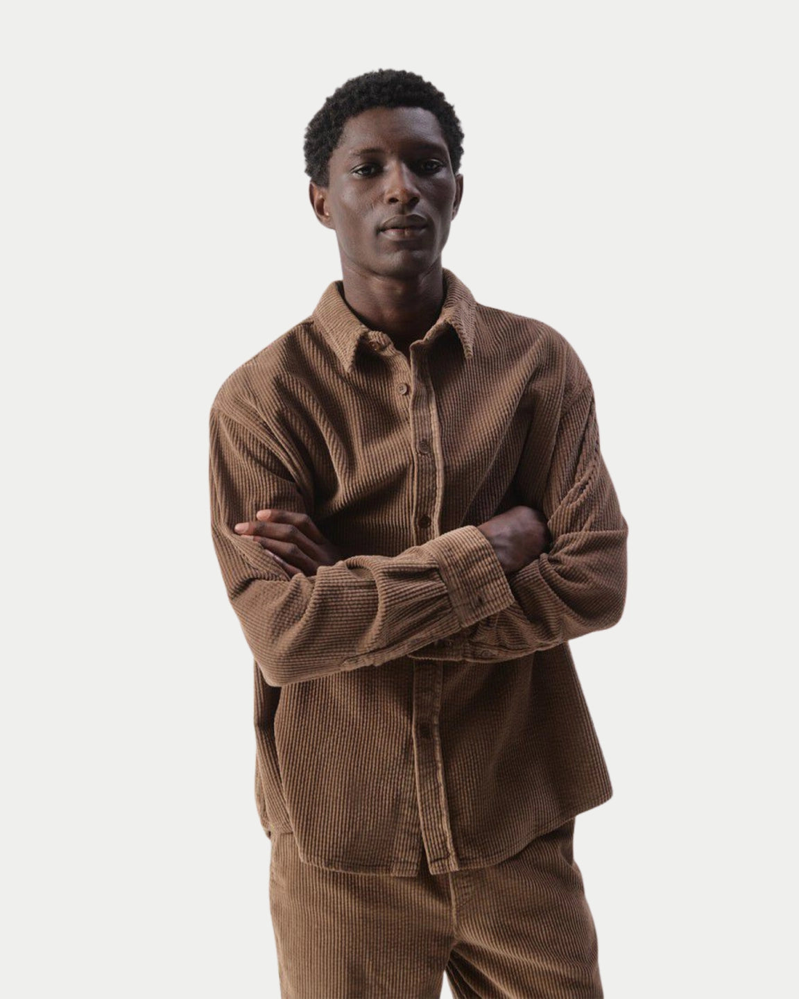 American Vintage Padow Shirt Vintage Bison — Corduroy Overhemd | Stuen Store Tilburg
