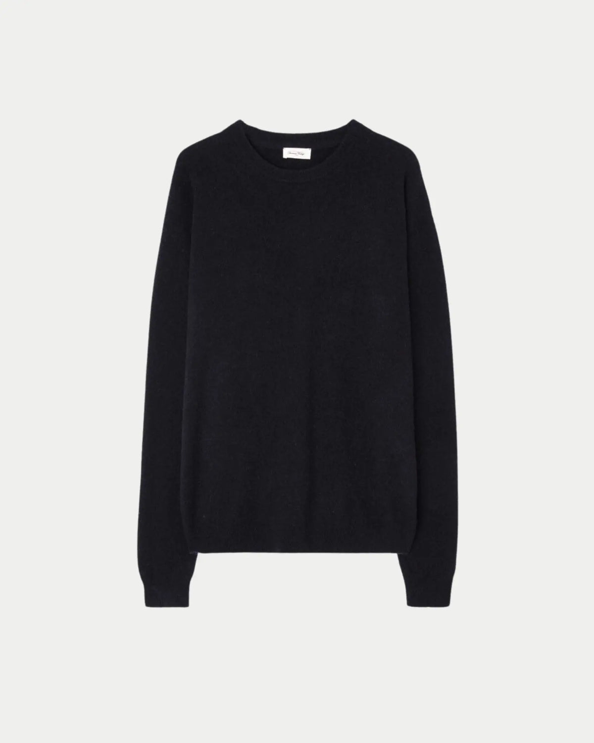 American Vintage Raxow Knit Sweater Black — Dun wol | Stuen Store Tilburg