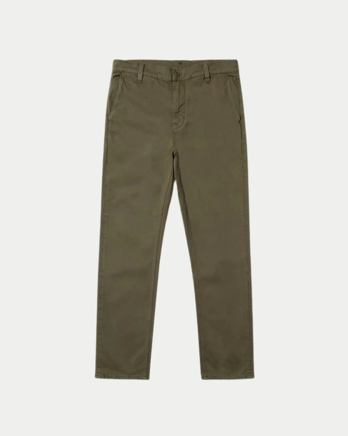 Nudie Jeans Easy Alvin Olive — Slim fit, twill | Stuen Store Tilburg