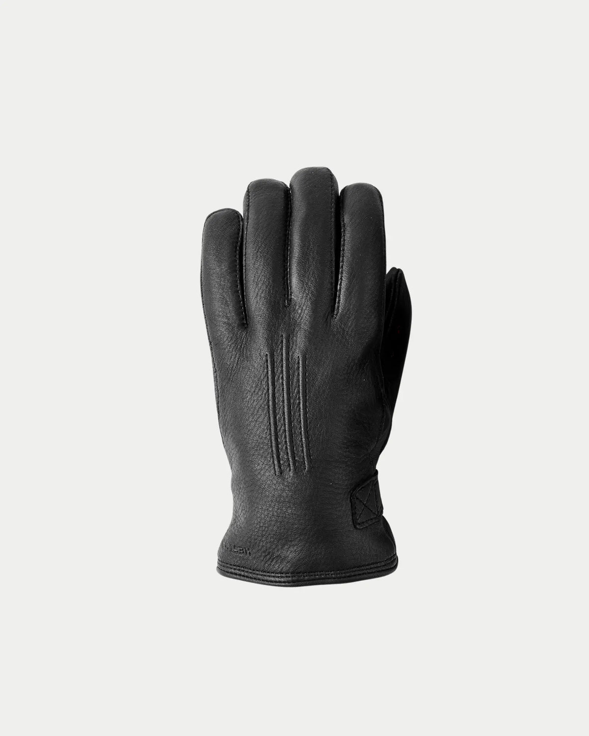 Hestra Deerskin Lambskin Glove Black — Leer | Stuen Store Tilburg