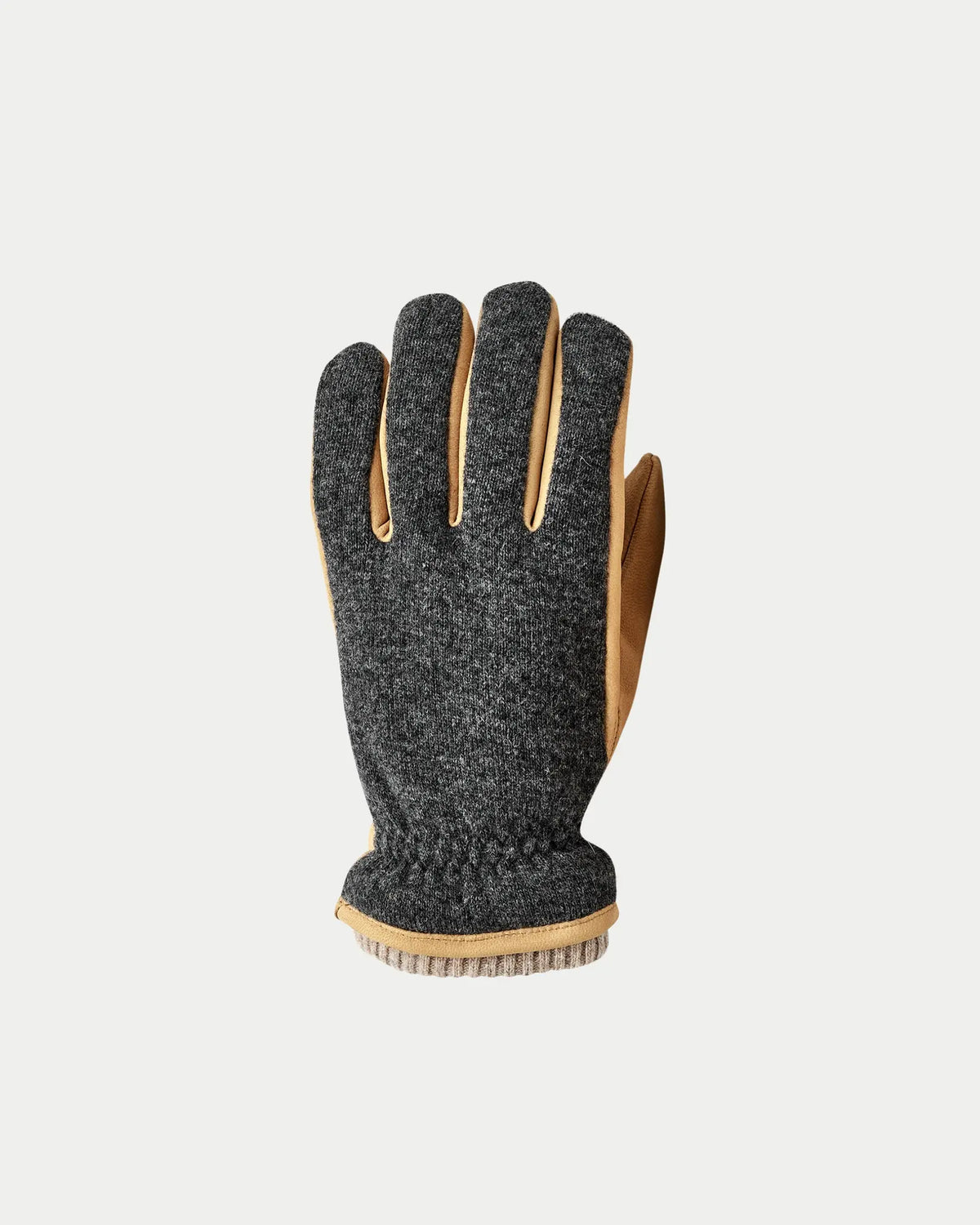 Hestra Noah Glove Charcoal & Tan — Wol | Stuen Store Tilburg