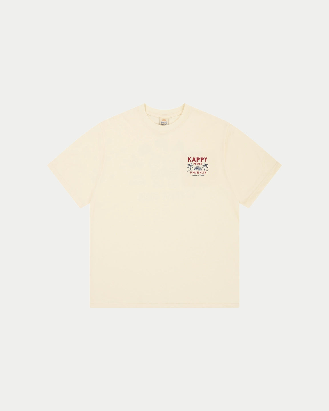 Kappy Palm Coast Half T-shirt Cream