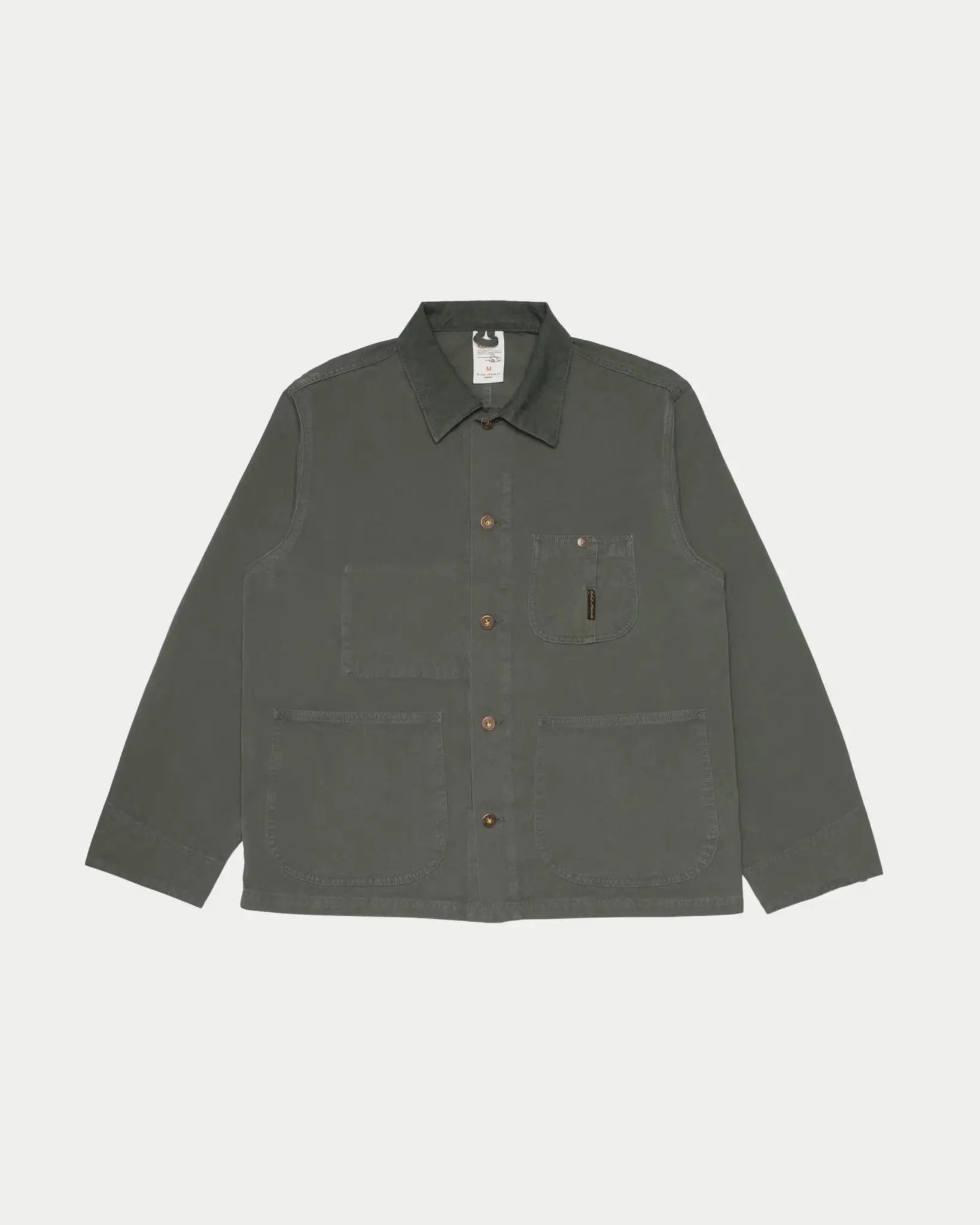 Nudie Jeans Howie Chore Jacket Duck Canvas Green