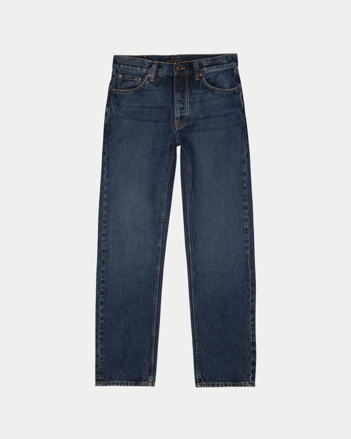 Nudie Jeans Rad Rufus Blue Soil — Regular straight fit, 100% biologisch katoen Jeans | Stuen Store Tilburg