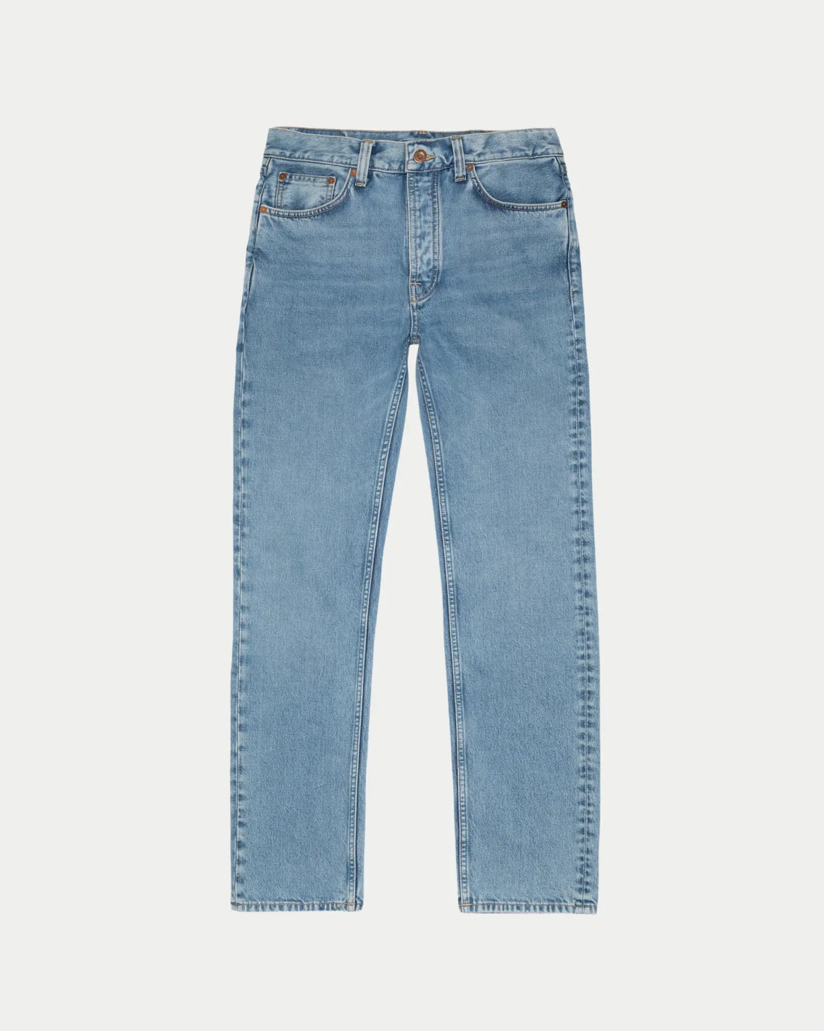 Nudie Jeans Rad Rufus Desert Light Blue — High-waist regular fit, denim Jeans | Stuen Store Tilburg