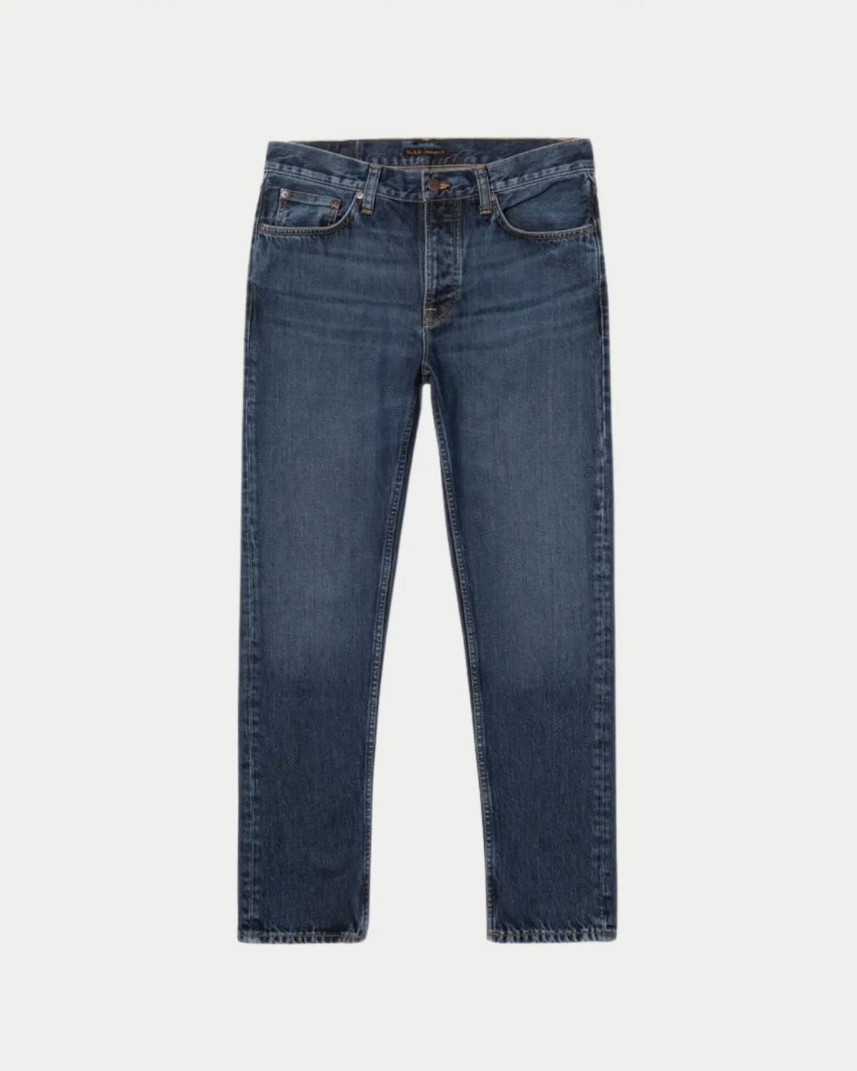 Nudie Jeans Steady Eddie II Blue Soil — Regular fit, organisch katoen Jeans | Stuen Store Tilburg