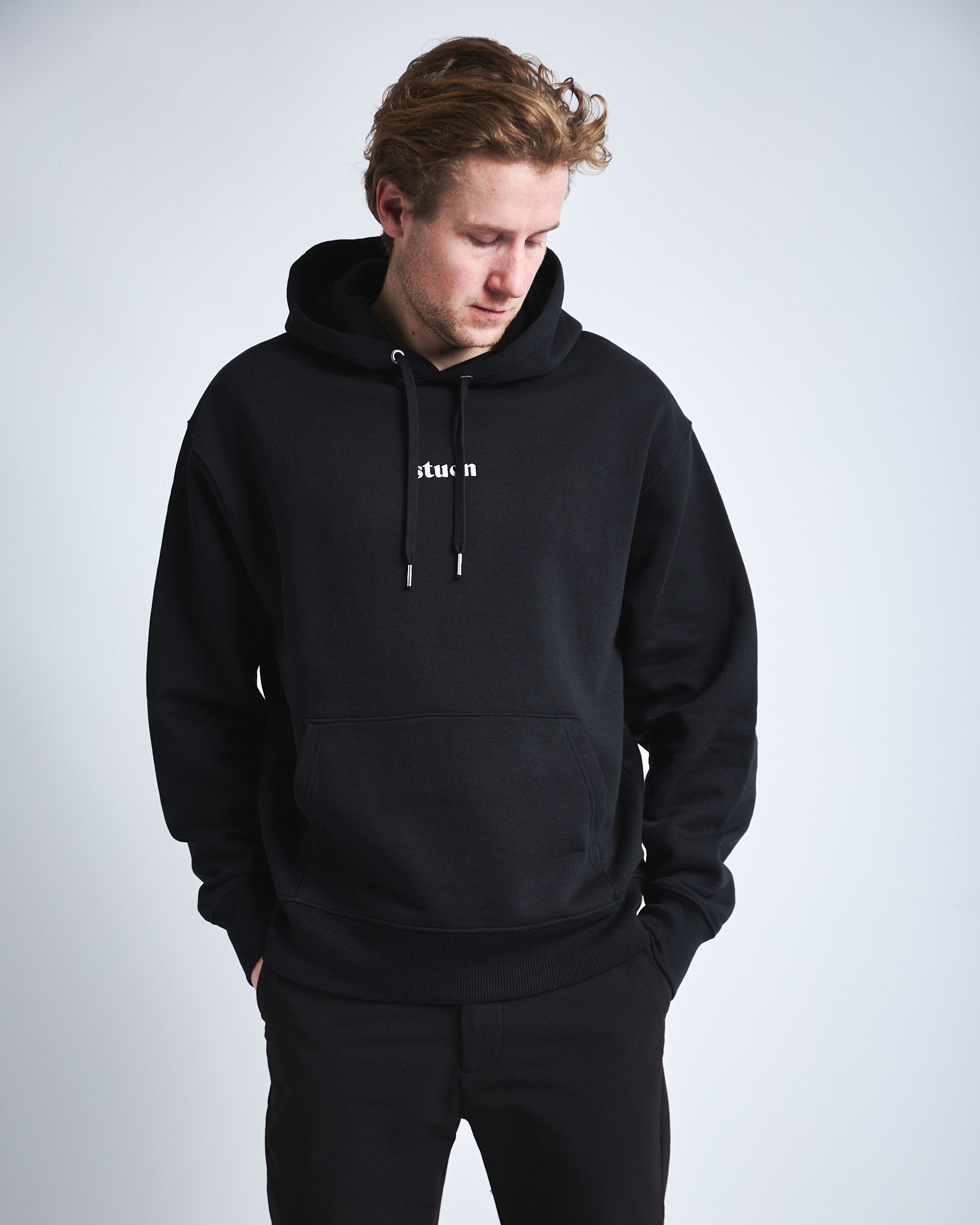 Stuen Oversized Hoodie Black