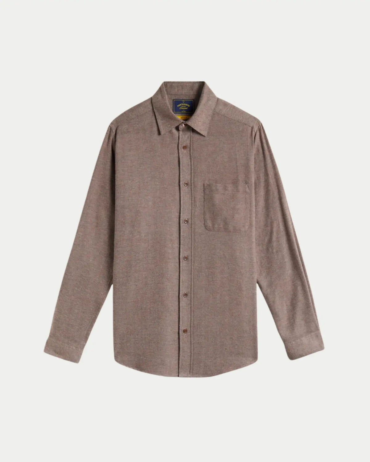 Portuguese Flannel Espiga Brown — heerlijke flanellen shirts worden al 4 generaties Overhemd | Stuen Store Tilburg