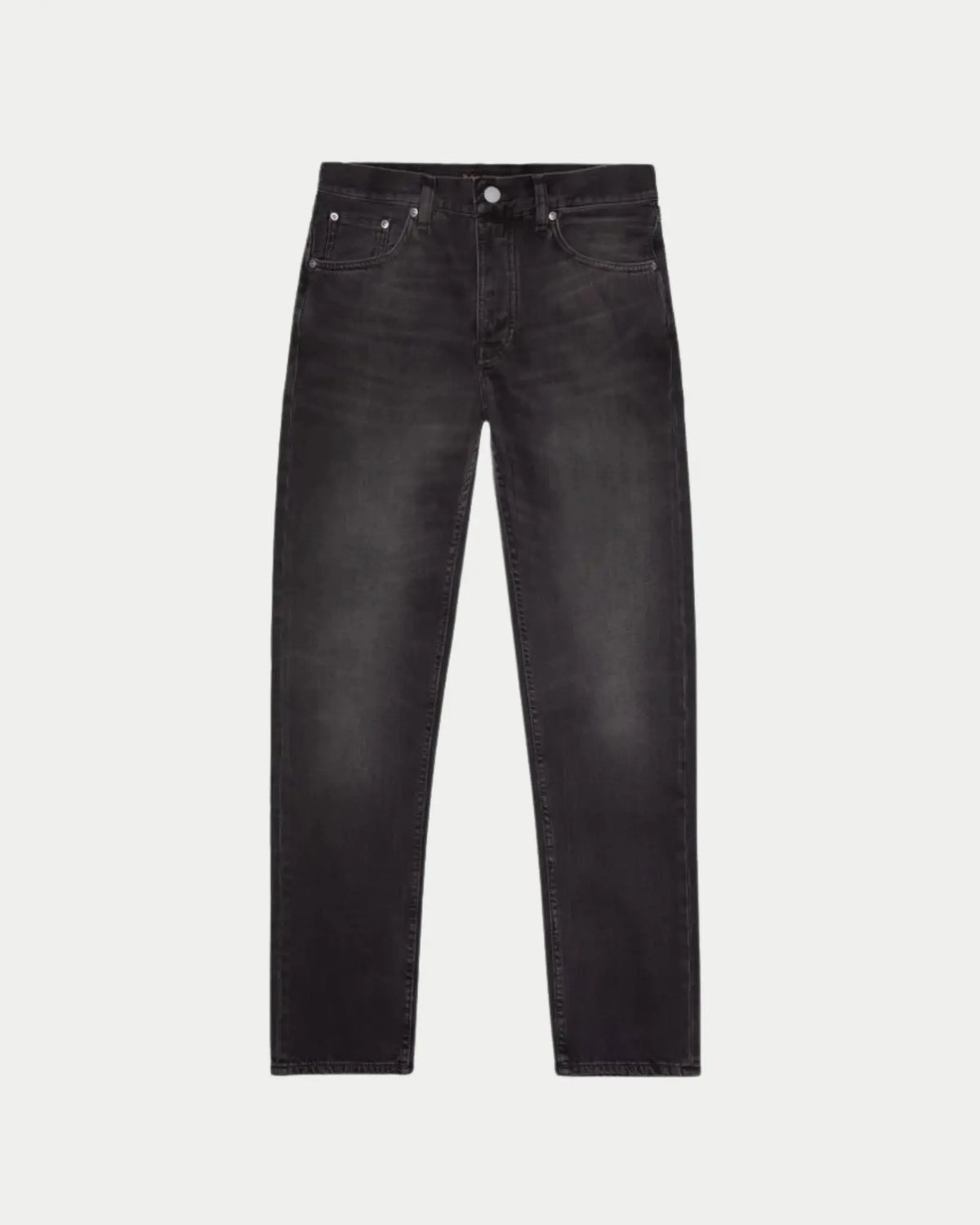 Nudie Jeans Steady Eddie II Black Change — Slim fit, 100% biologisch katoen Jeans | Stuen Store Tilburg