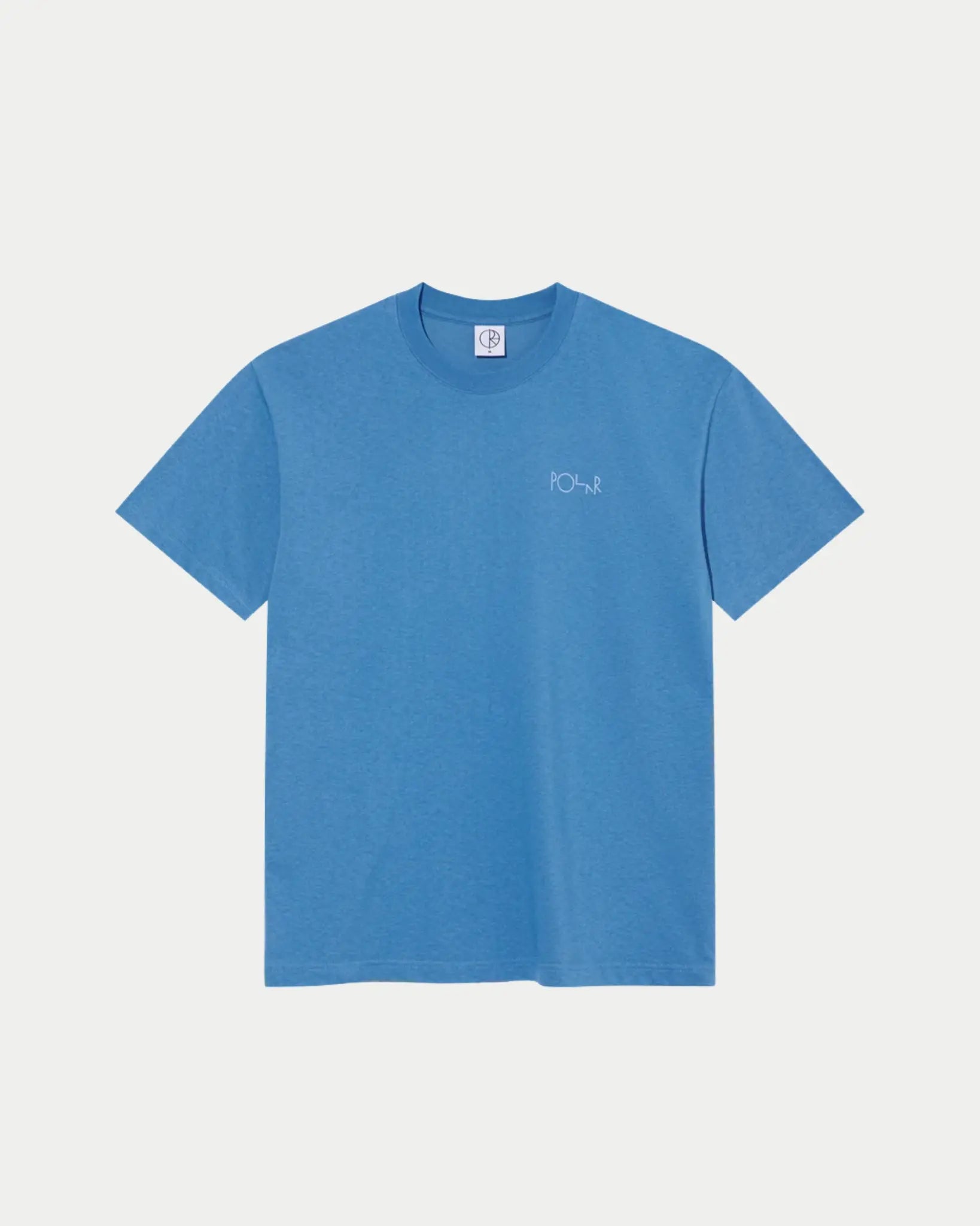 Polar Skate Co. Tee Stroke Logo French Blue