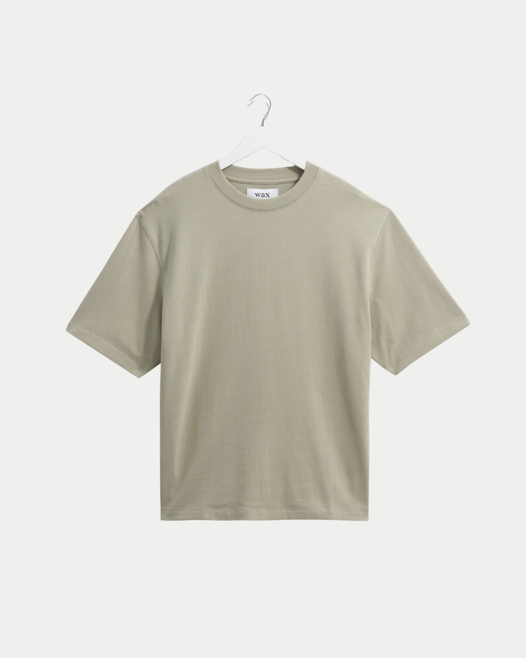Wax London Milton Tee Emorised Cotton Light Sage